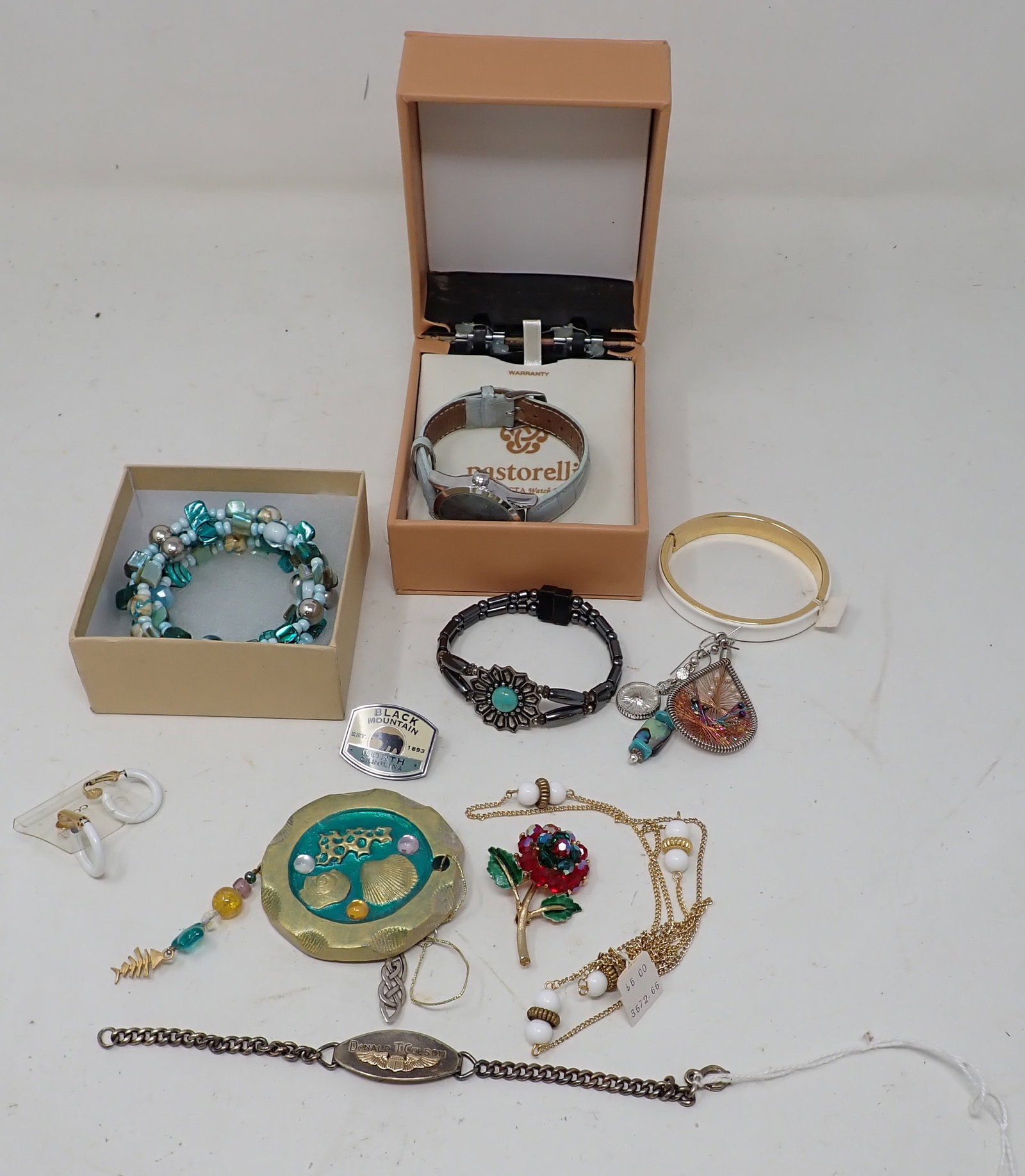 Misc Jewlery Incl. Gold on Sterling Bracelet: Getting all pictured