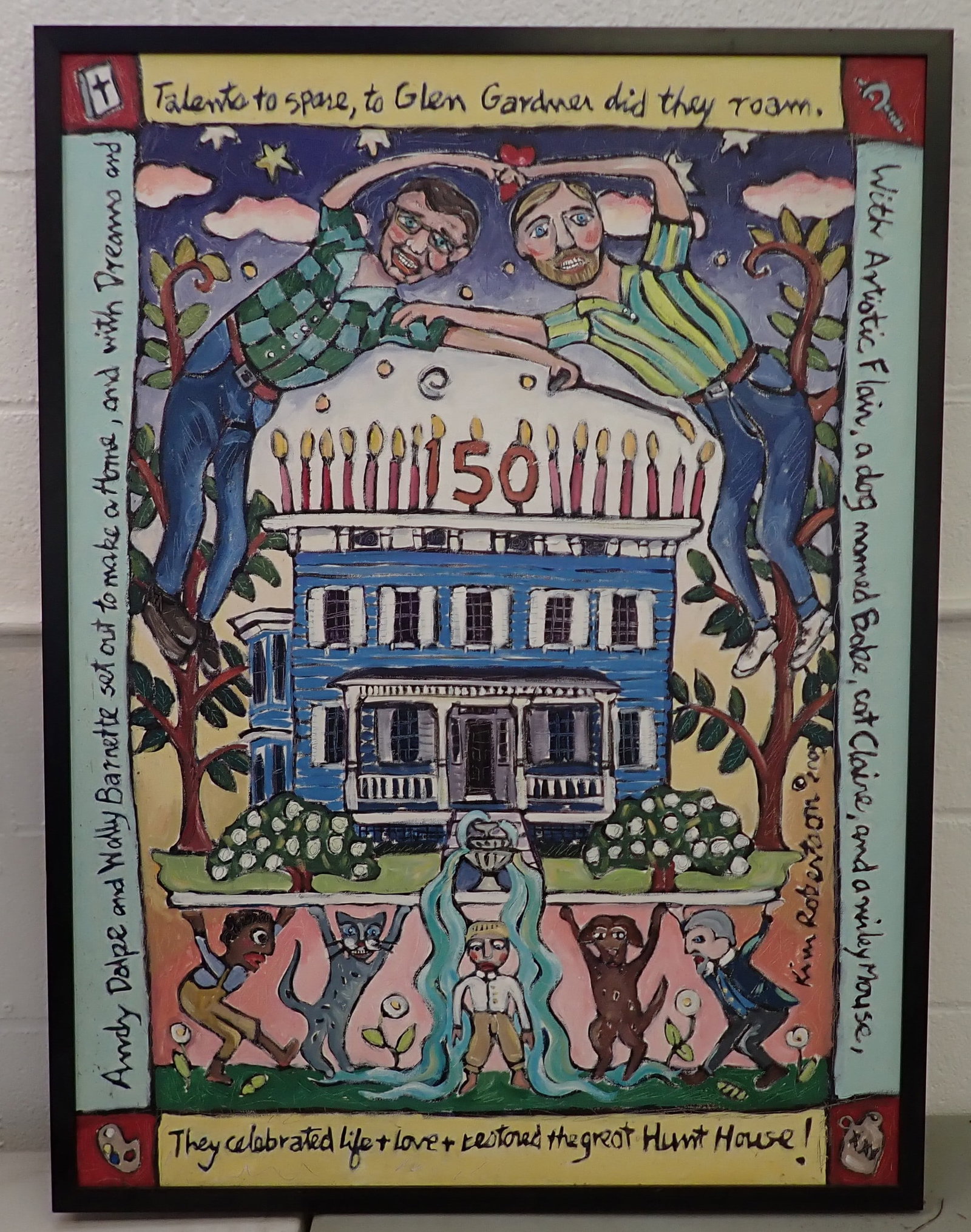 Hunt House Glen Gardner NJ Acrylic Painting Kim Robertson (1 of 9)