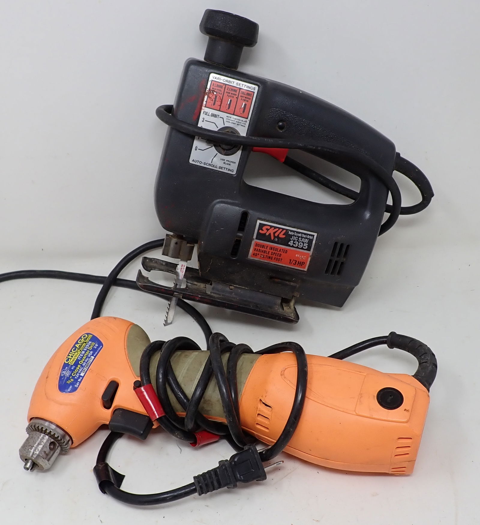 Chicago 3/8" Close Quarter Dril Skilsaw Jigsaw: Getting both