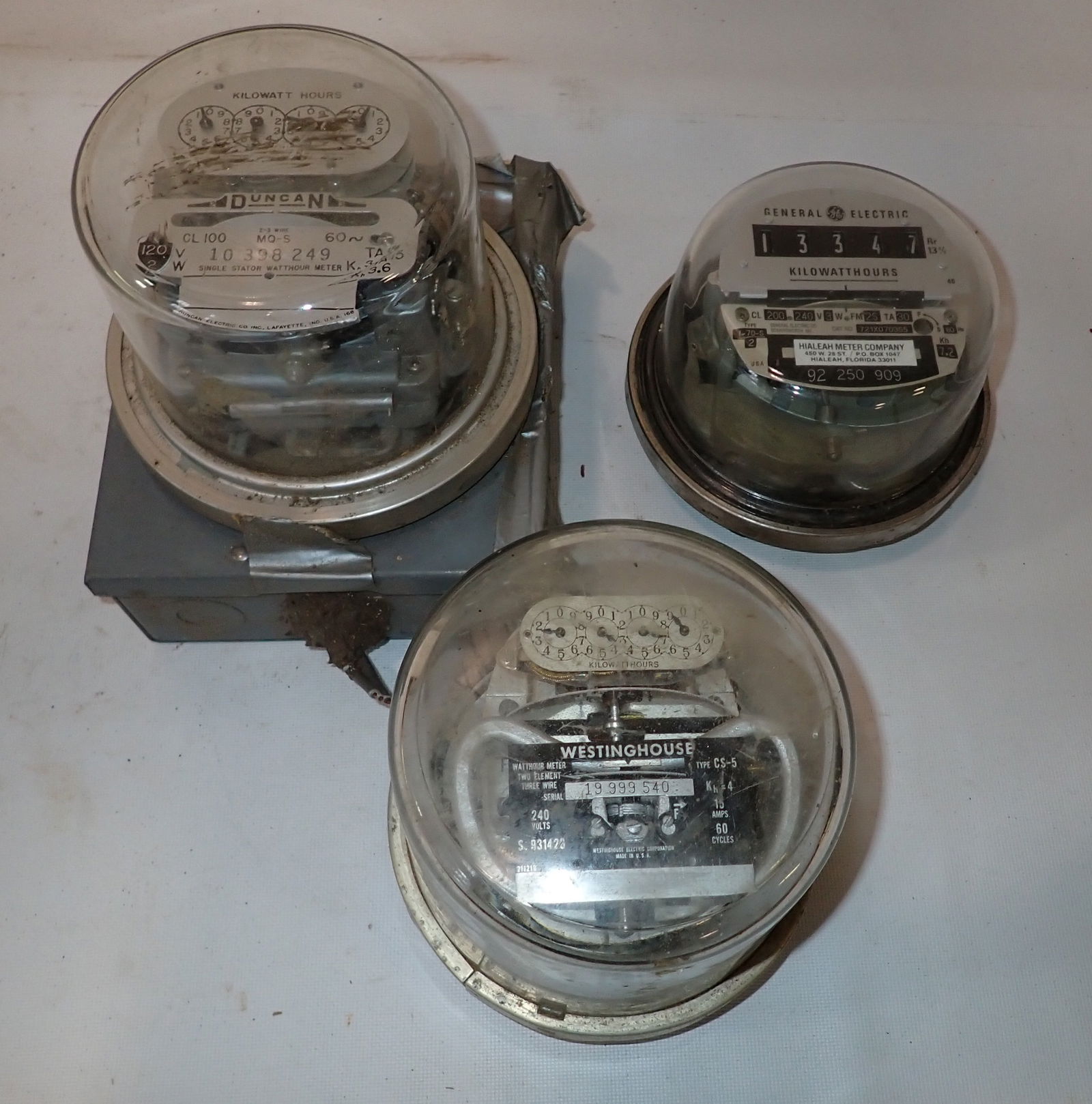 General Electric Westinhouse Duncan Meters (1 of 4)