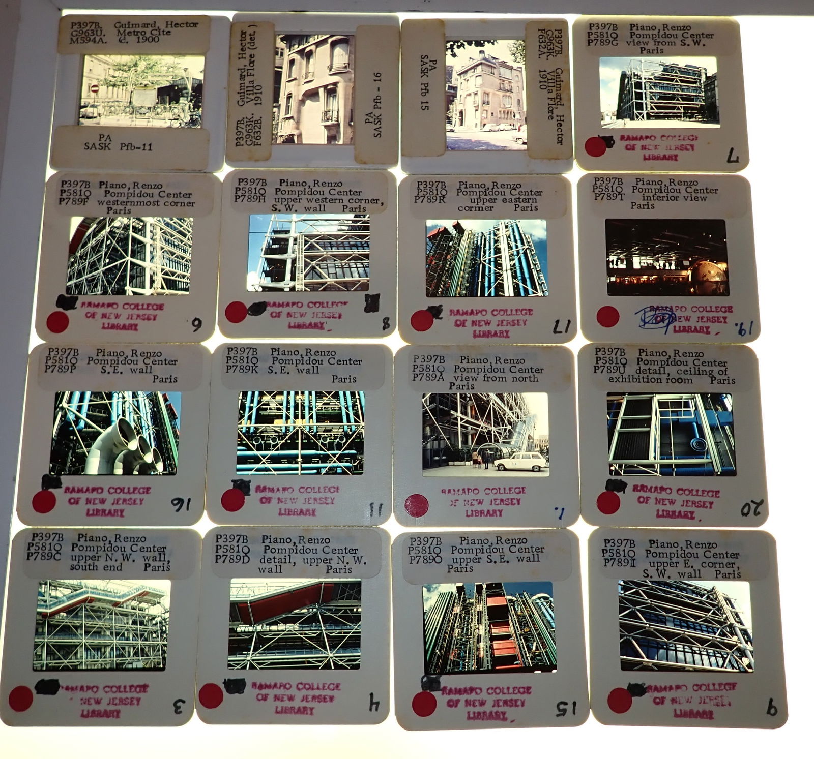 25 Renzo Piano Pompidou Center Photo Slides (1 of 8)