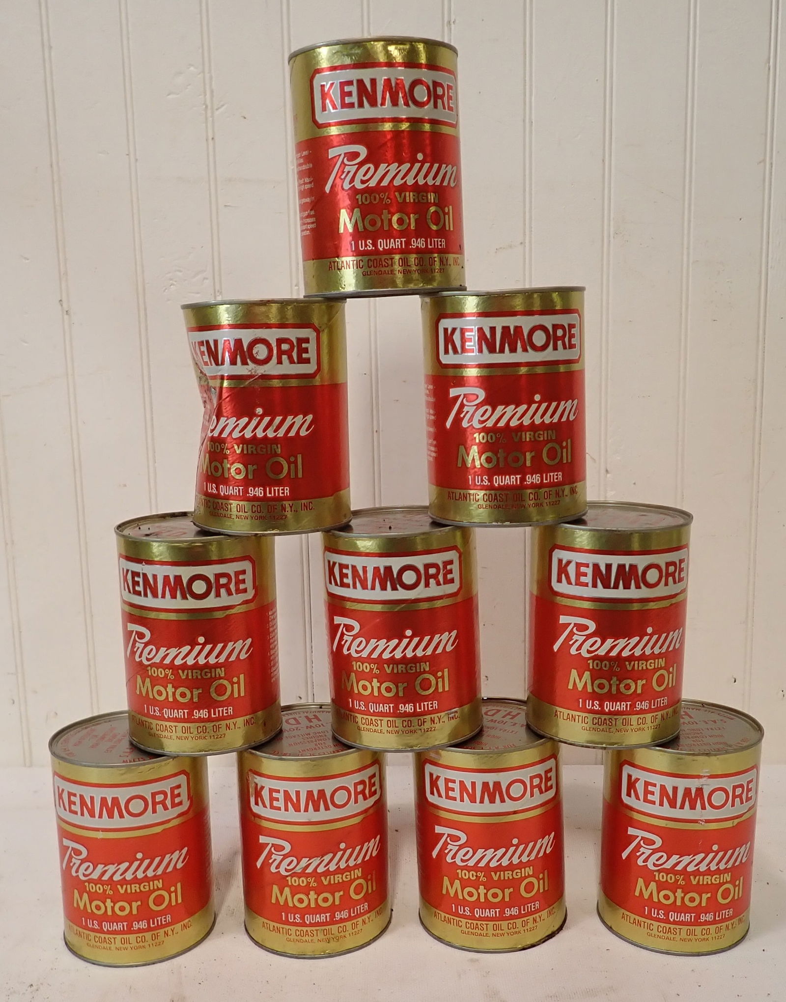 10 Cans Kenmore Premium Motor Oil (1 of 3)