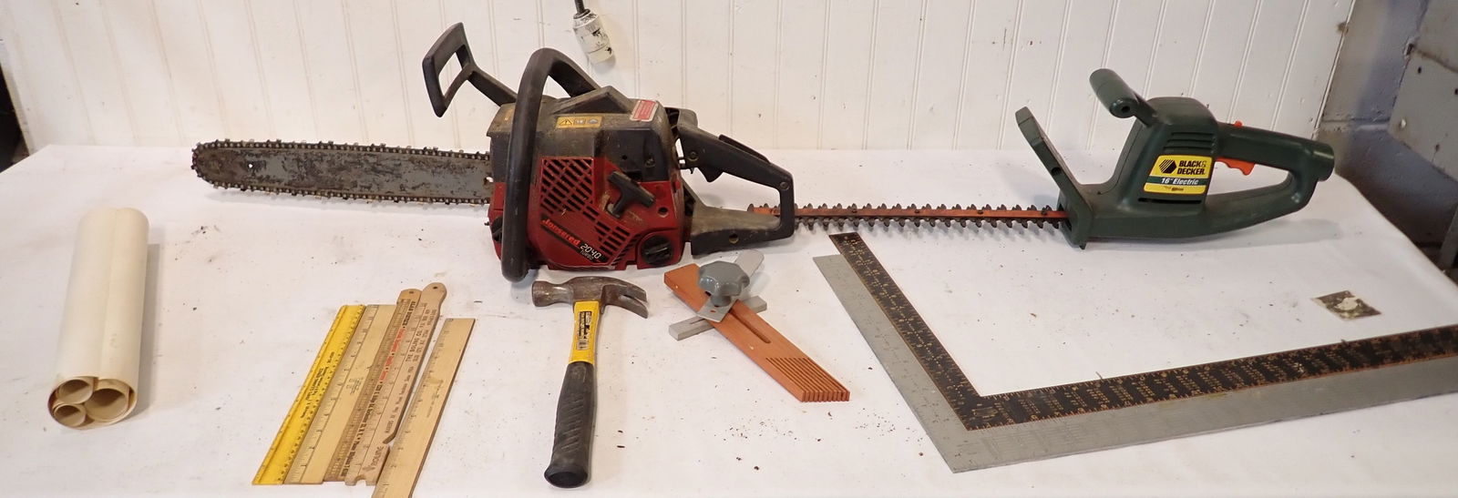 Jonsonred 2040 Chainsaw Squares Hedge Trimmers (1 of 5)