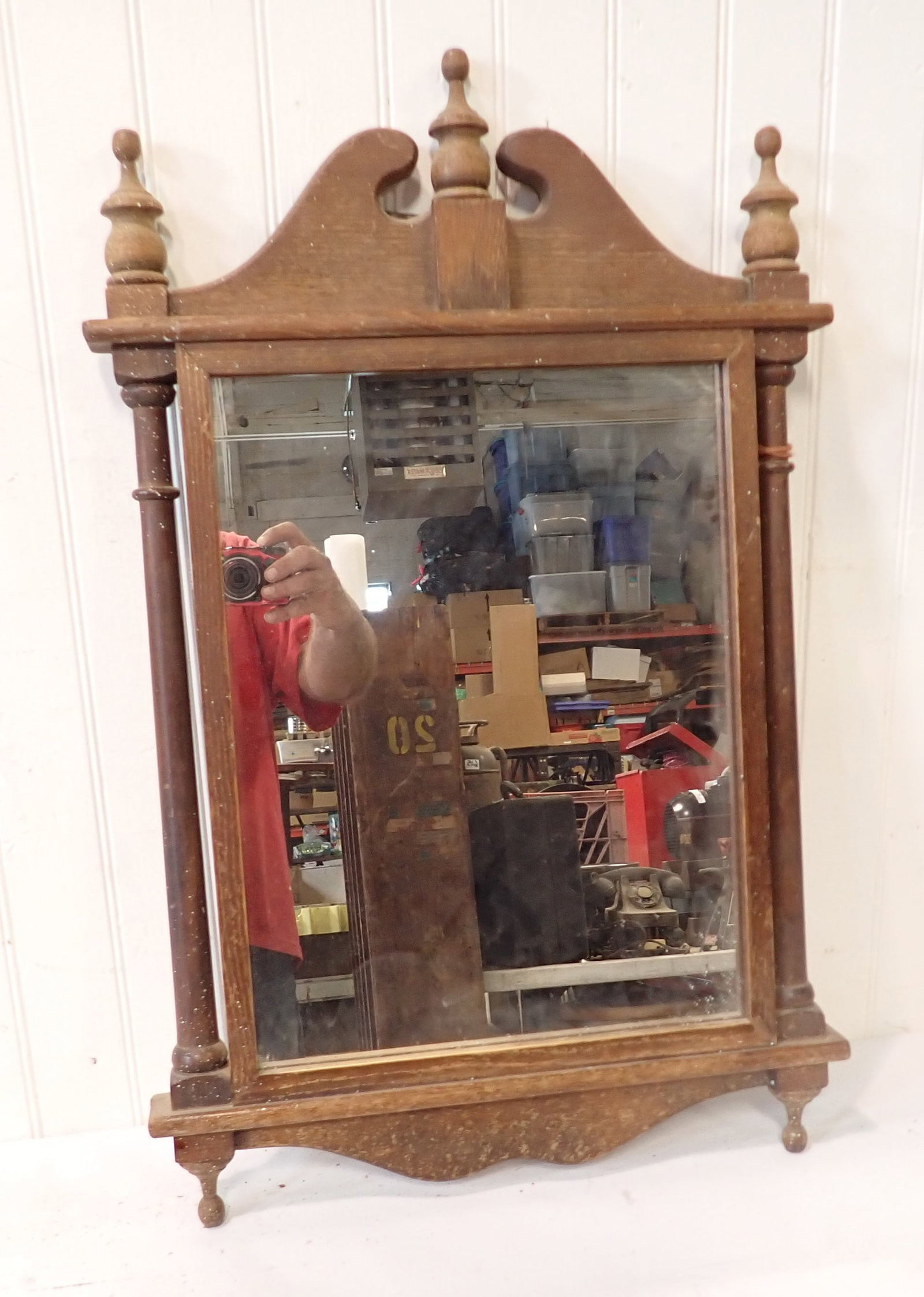 Wall Mirror: Approx 16 3/4" x 26 1/2" . No in house shipping