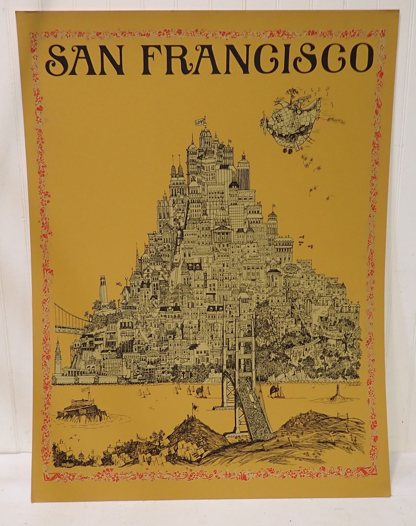 J. Michaelson Jefferson Airplane Rock Poster (1 of 9)