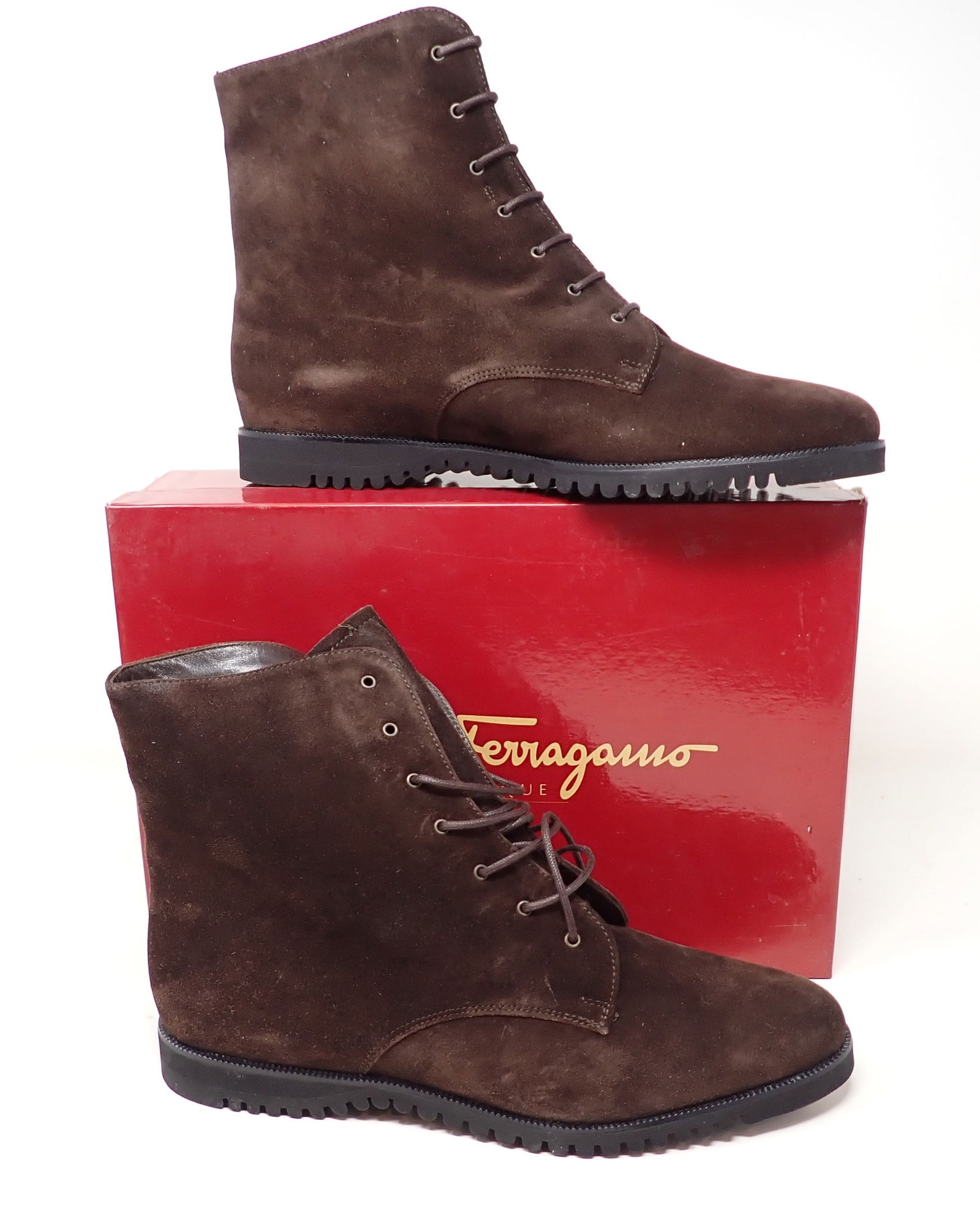 Salvatore Ferragamo Boots: Size 9