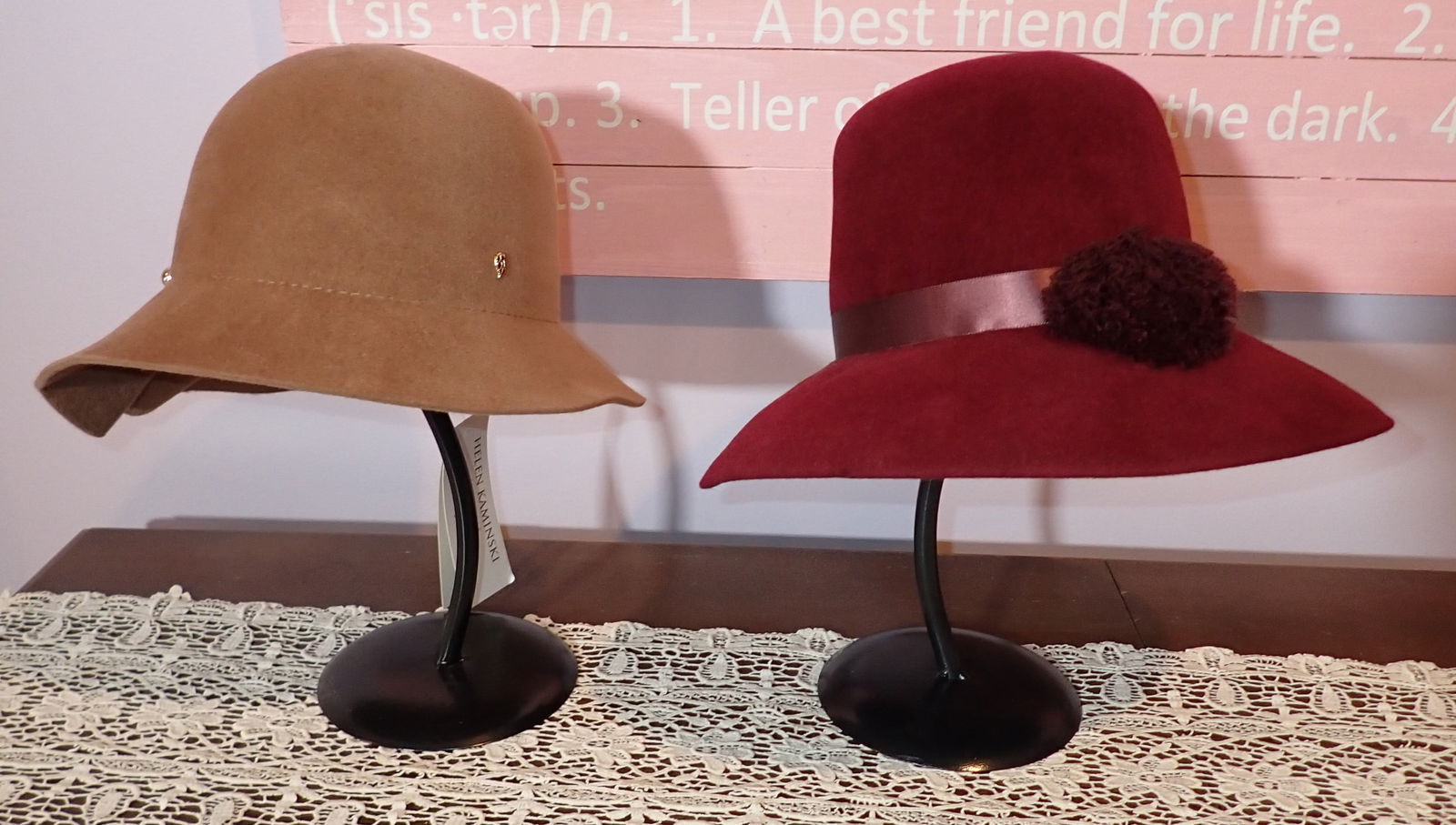 Helen Kaminski & Patricia Underwood Hats w/ Case (1 of 2)