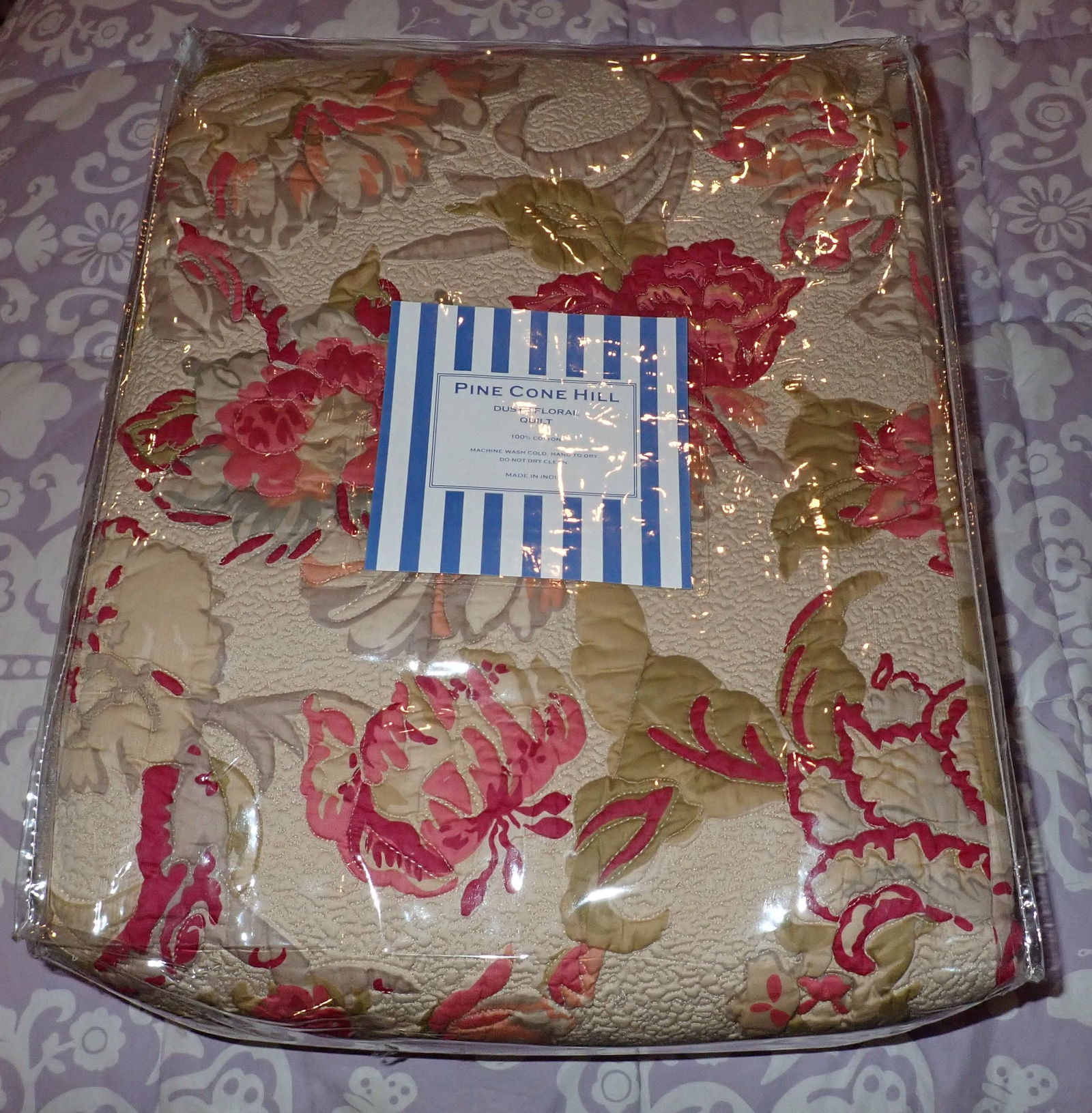 Pine Cone Hill Dusty Floral Quilt (1 of 2)