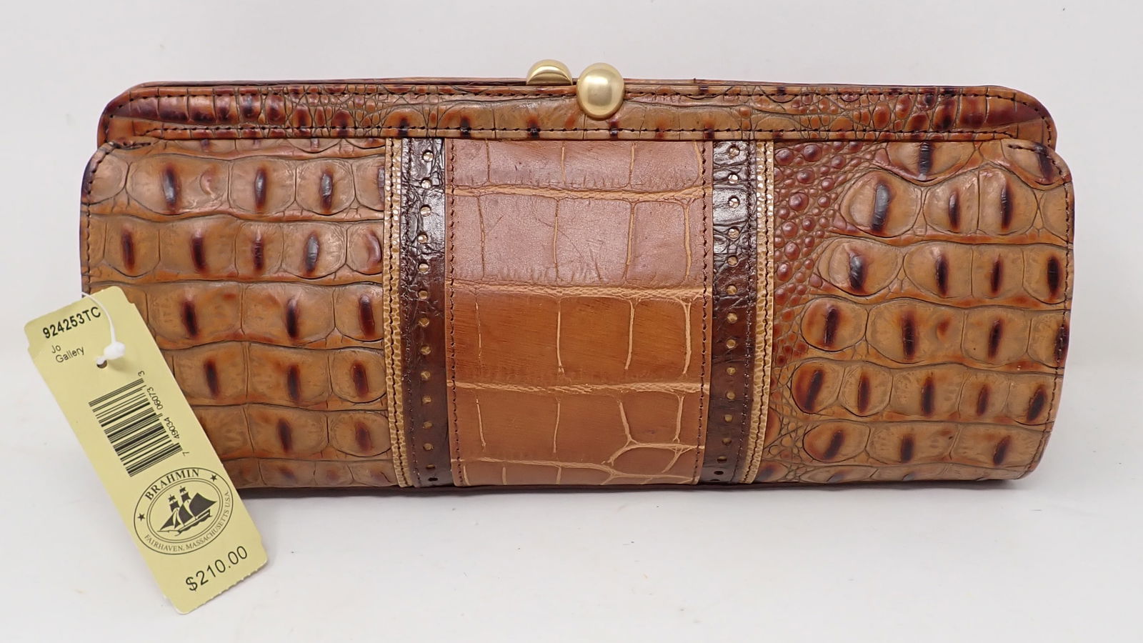 Brahmin Crocodile Purse (1 of 3)