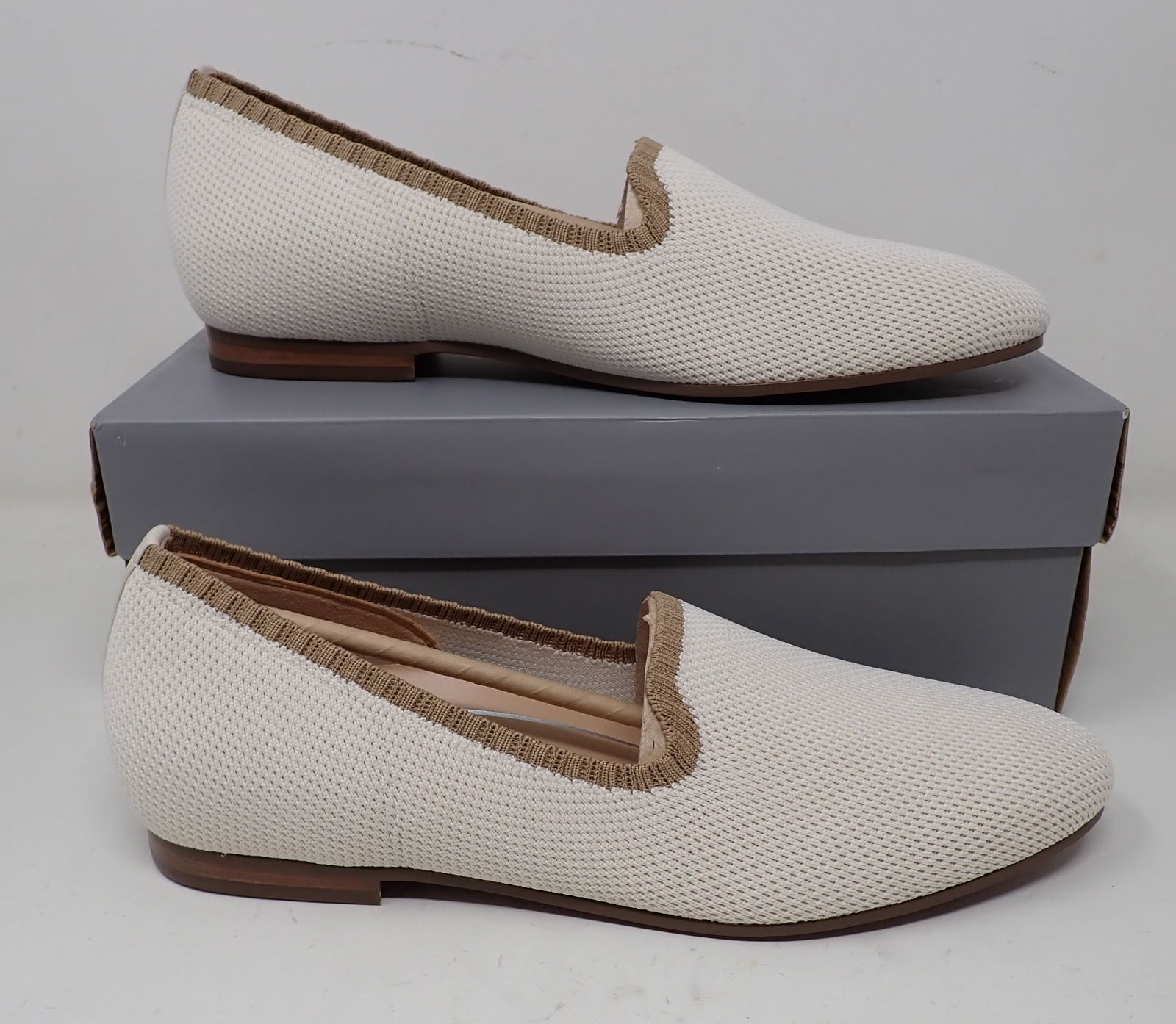 Viona Willa Knit Cream Shoes (1 of 3)