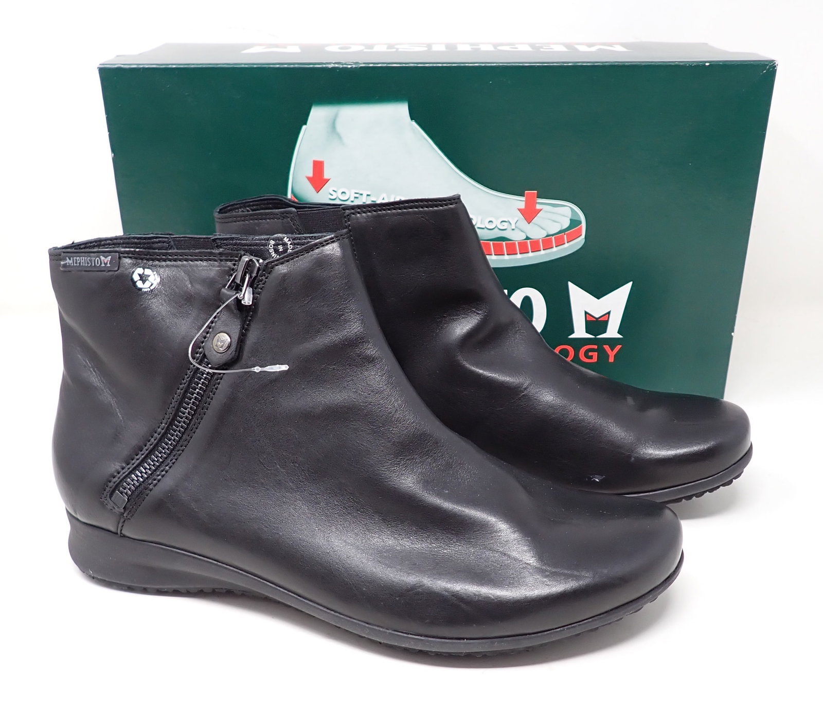 Mephisto Filipina Black Shoes: Size 10
