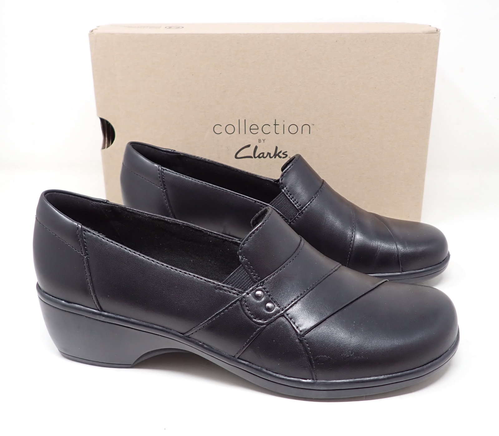Collection by Clarks Black May Marigold Shoes: Size 10 M