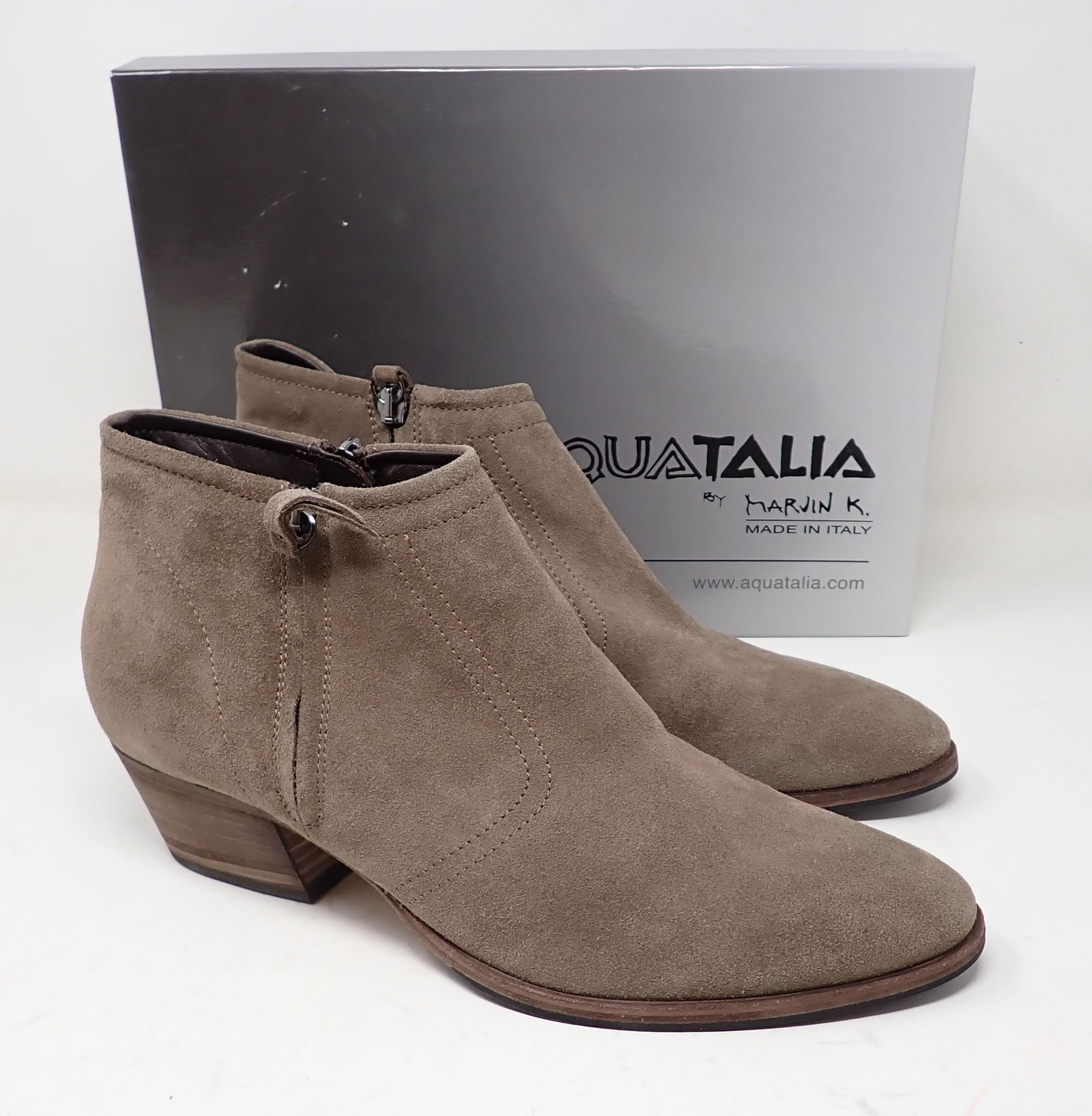 Aquatalia Marvin K Finn Smog Suede: Size 10 M