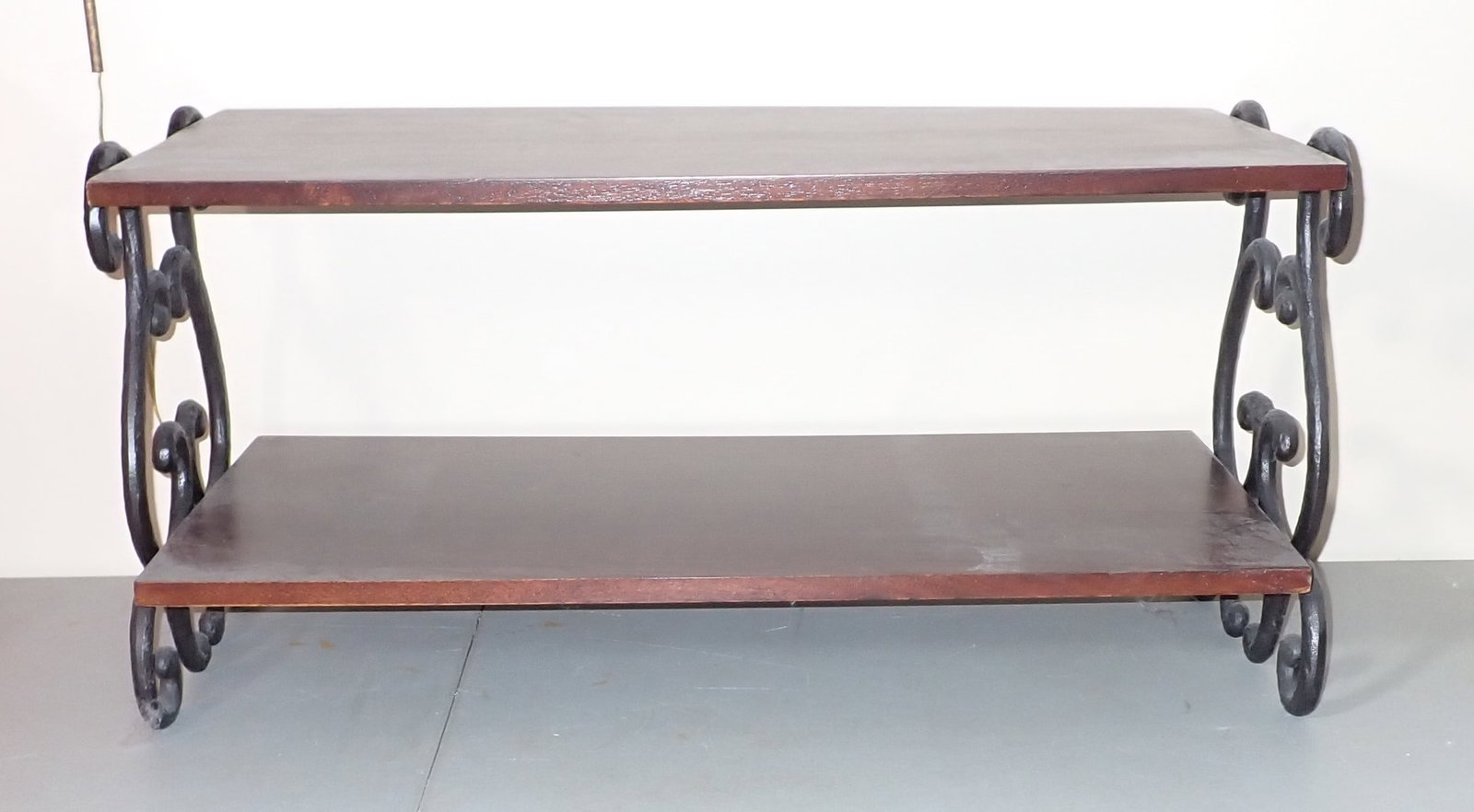 Decorator Shelf: Approx 14 1/4" X 31 1/4" x 15 3/4" tall. No shipping !