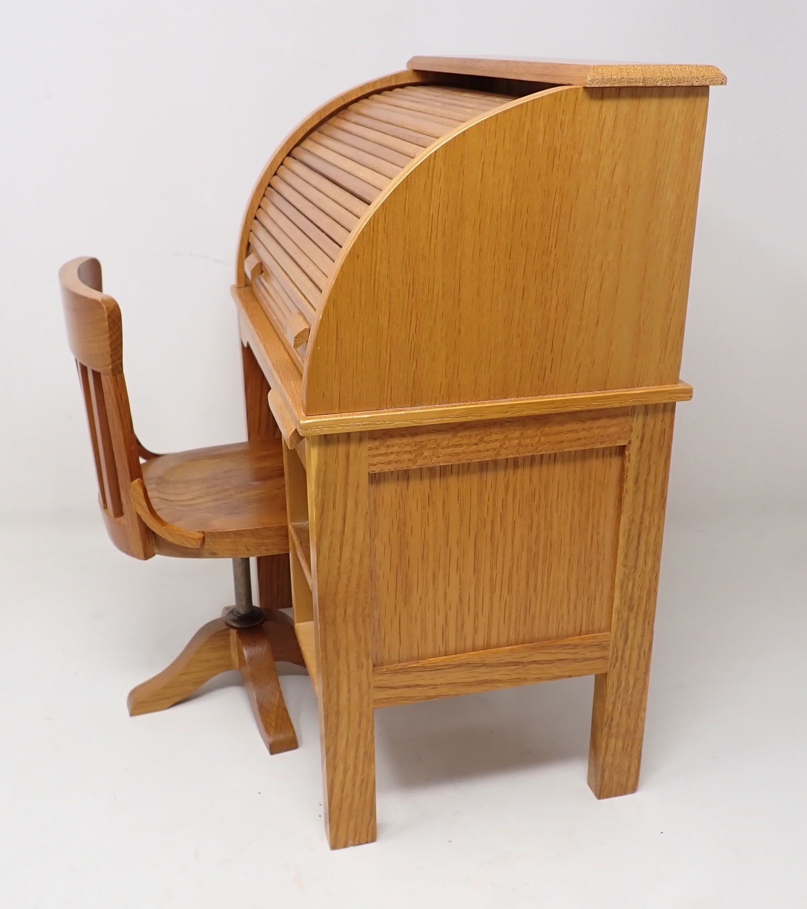 American Girl Doll Rolltop Desk & Swivel Chair (1 of 6)