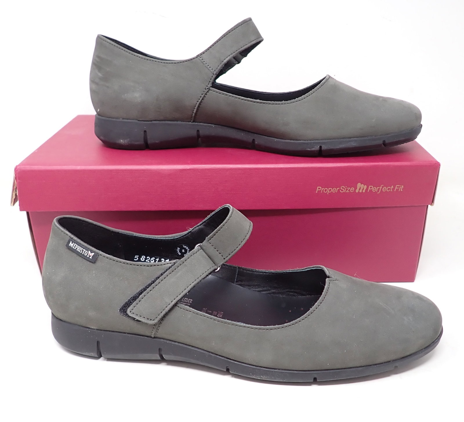 Mephisto Stone Nubuck Womens Shoes: Size 10 M