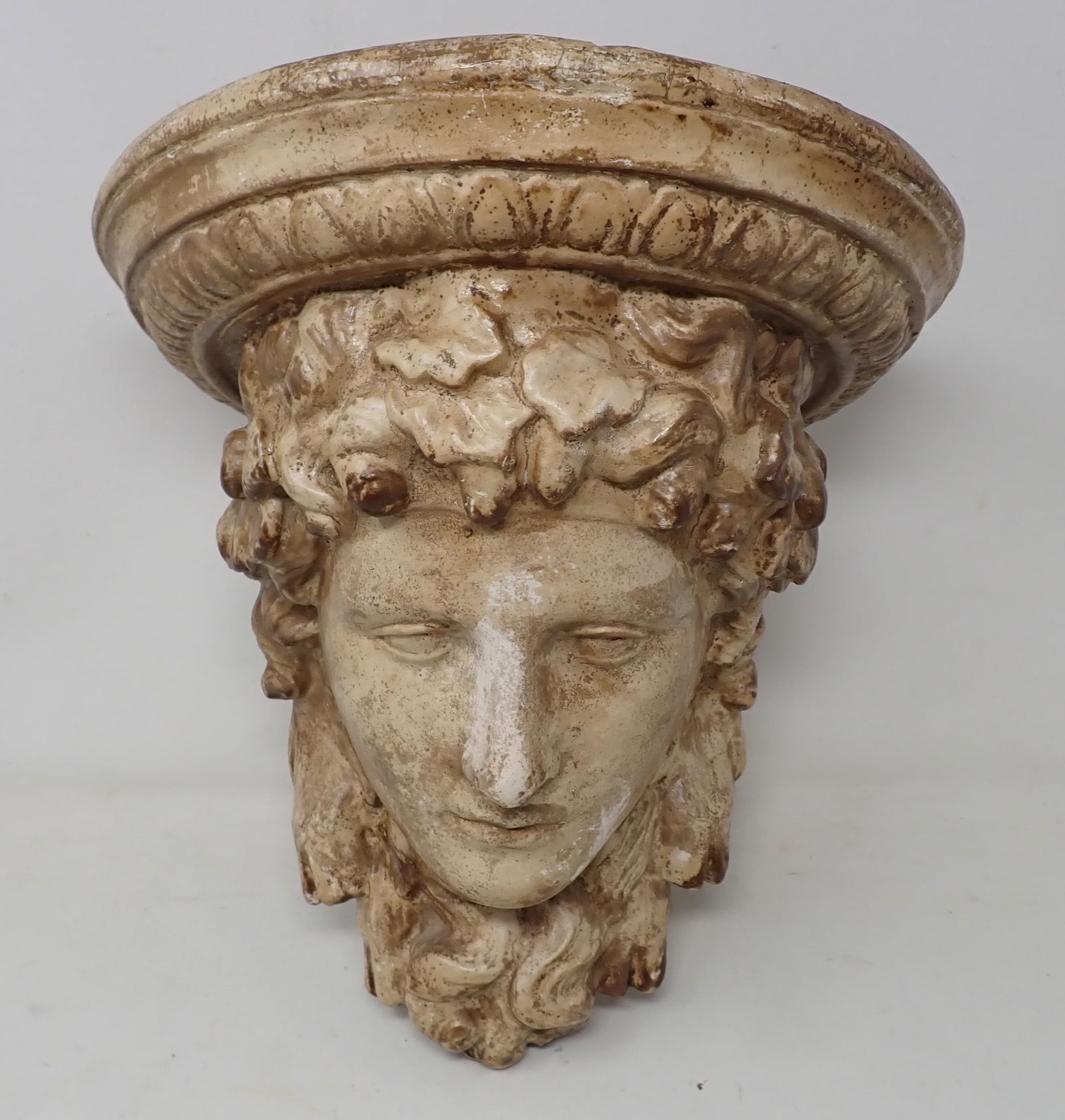 Plaster Figural Wall Shelf (1 of 3)
