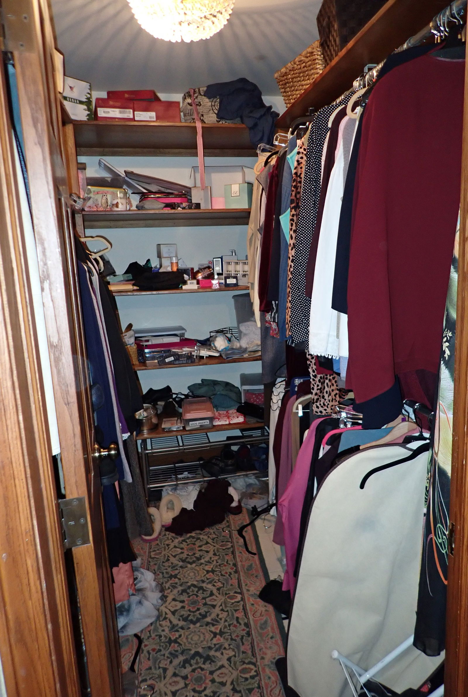 Walk in Womens Clothing Closet (1 of 19)