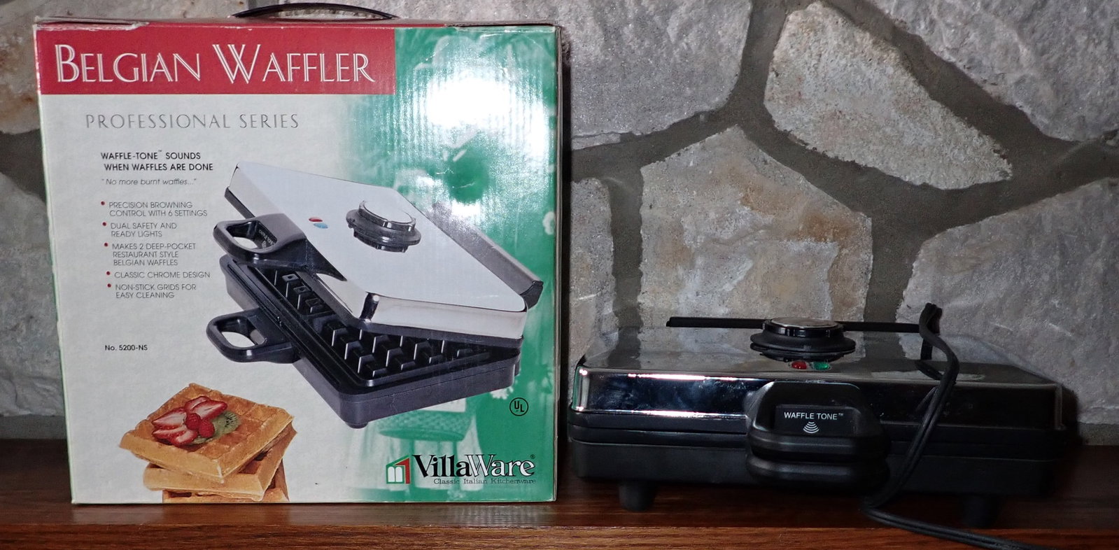 Villaware Belgian Waffler Waffle Maker: Professional Series