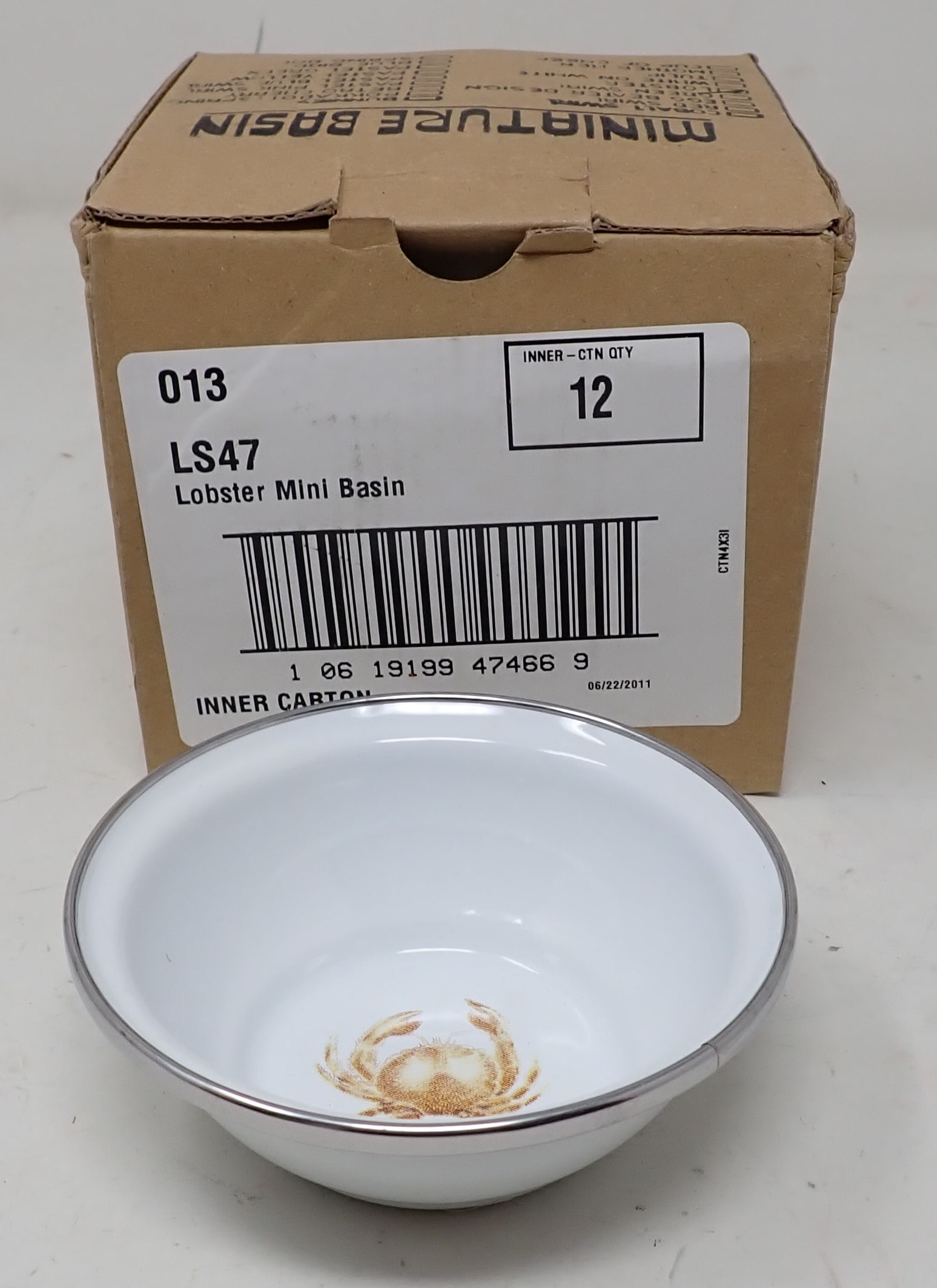 12 Mary Lake Thompson Lobster Mini Basin Dipping Bowls: Never used