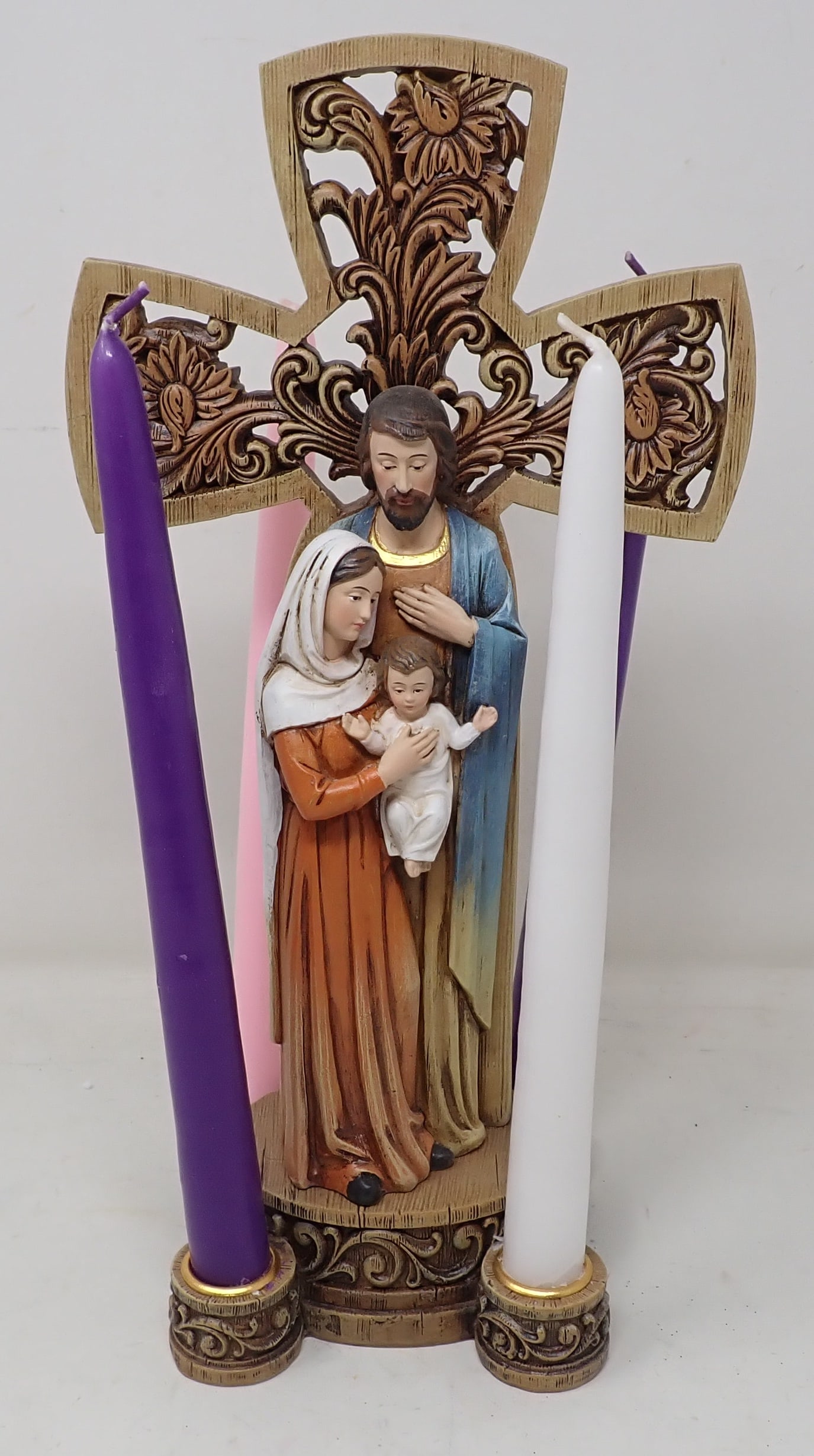 Religious Resin Candle Holder (1 of 1)