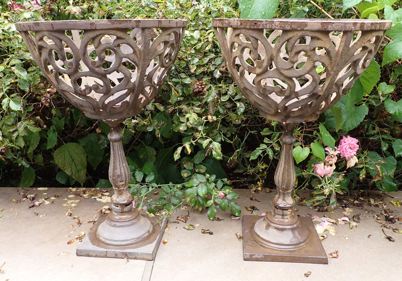 Cast Iron Plant Holders (1 of 2)
