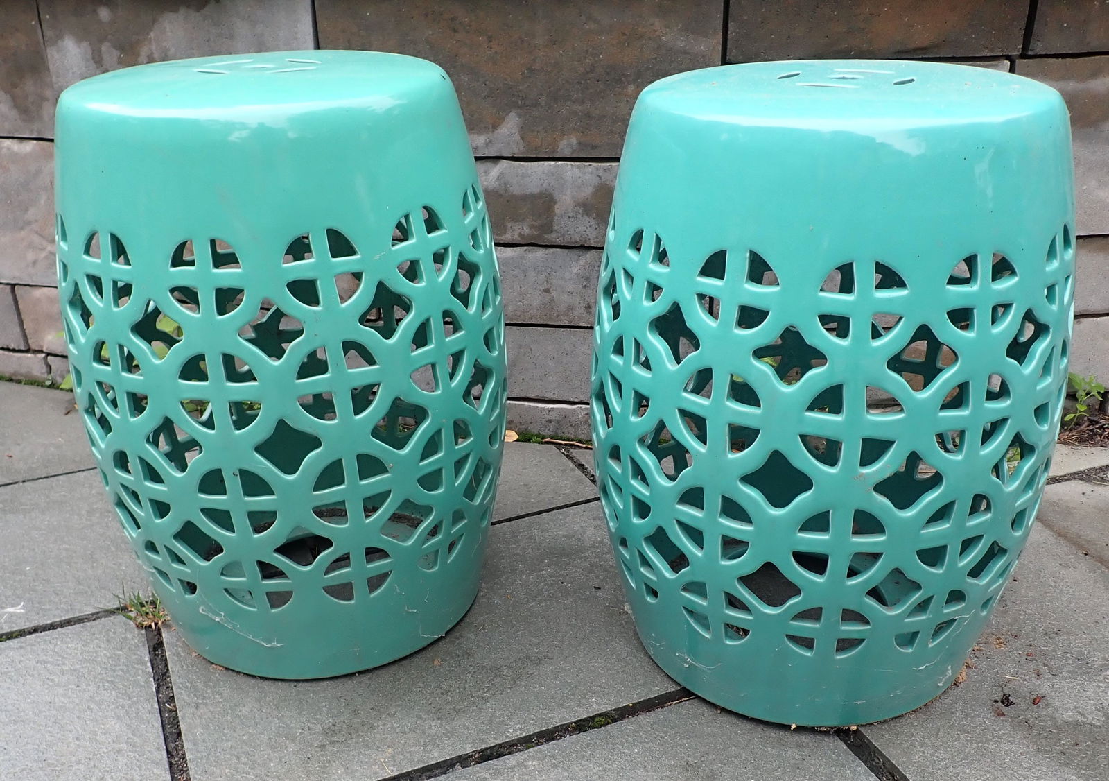 2 Asian Garden Stools (1 of 3)