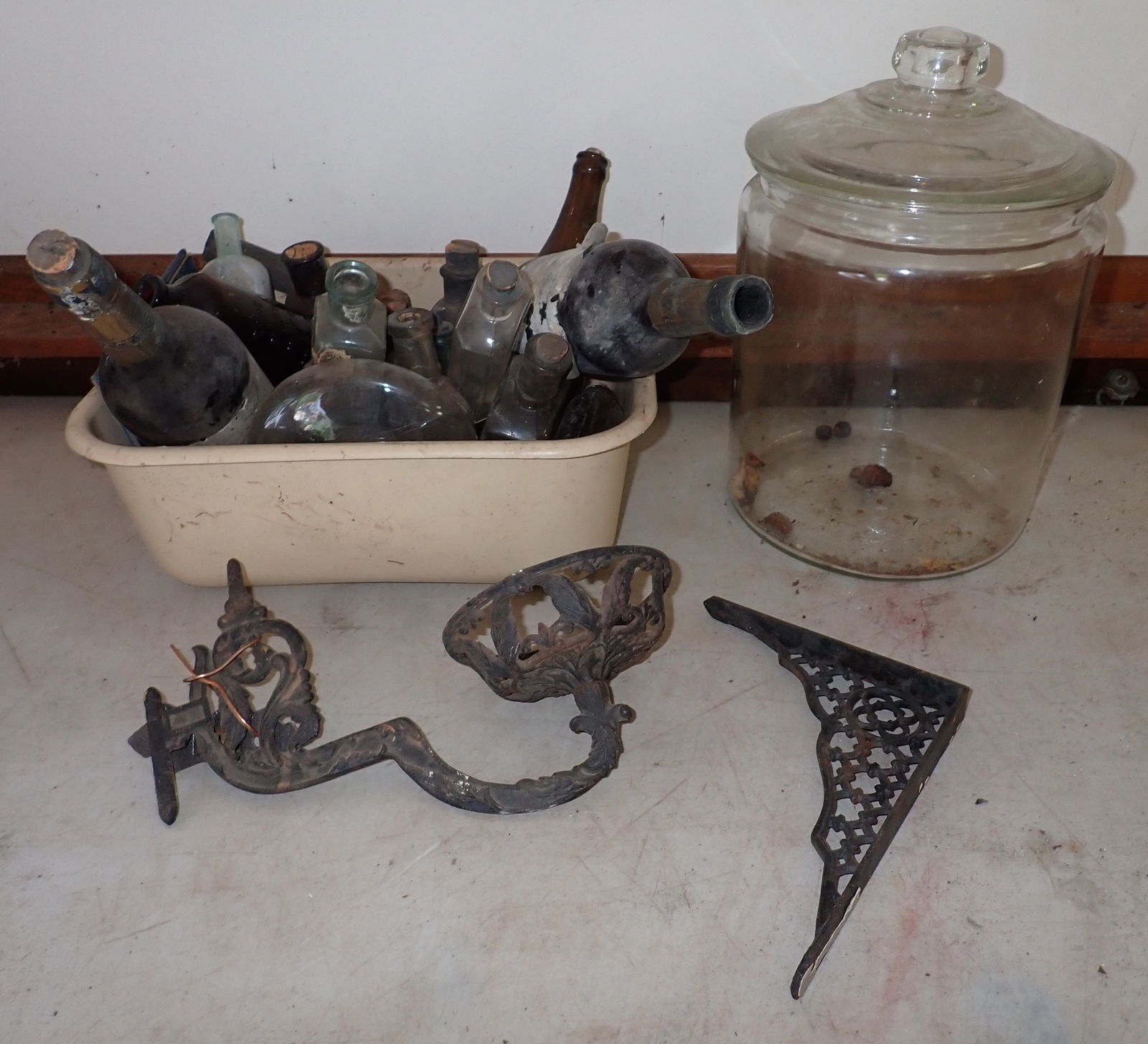 Bottles Biscuit Jar Oil Lamp Bracket & Misc (1 of 4)