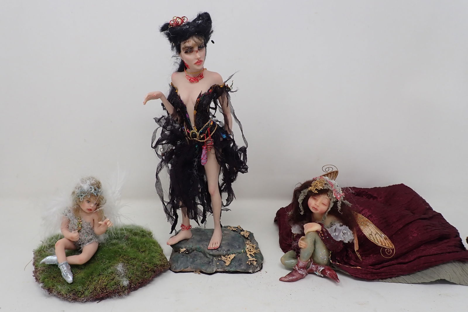 Ooak Sculptures incl Fairy (1 of 4)