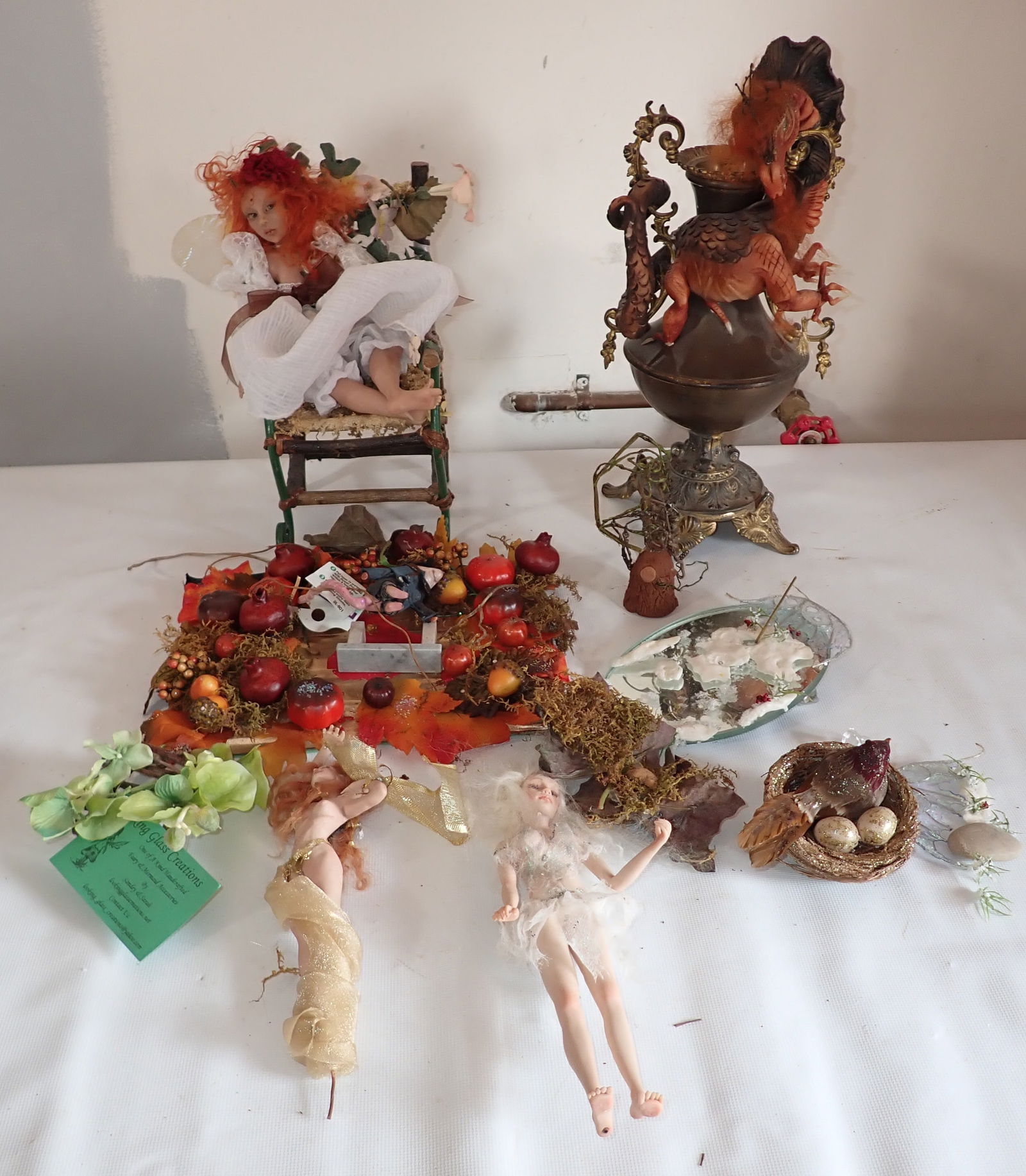Ooak Sculptures incl Fairies & Dragon (1 of 5)