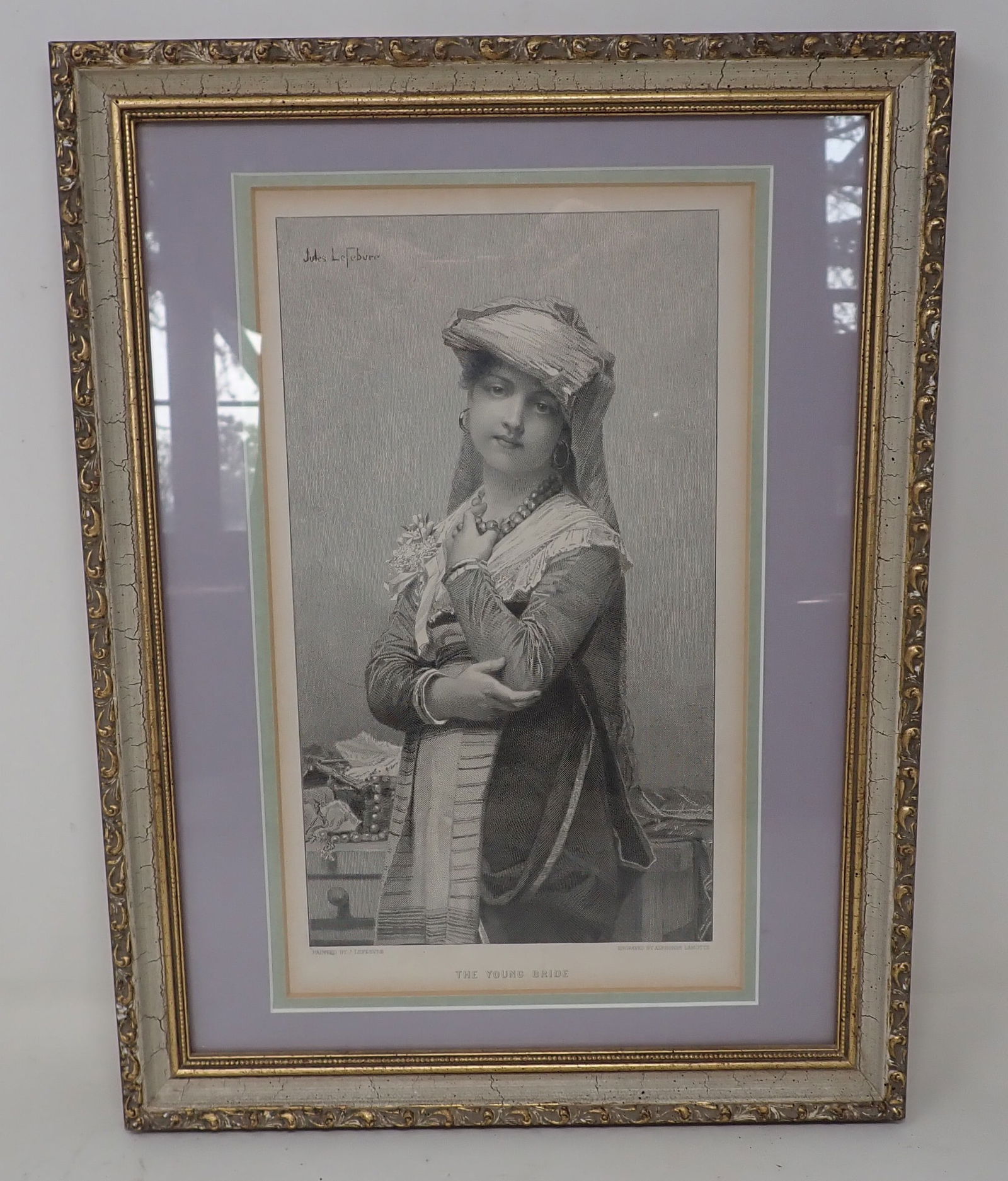 Alphonse Lamotte Engraving The Young Bride (1 of 4)