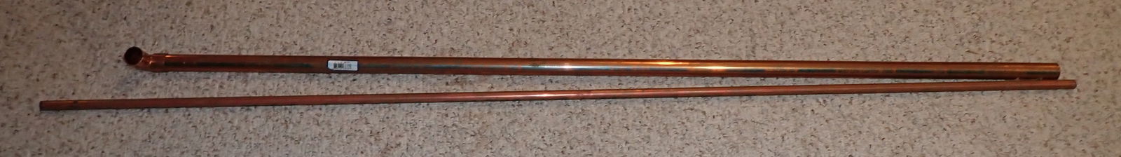 1/2" & 1" Copper: Longest is approx 67". No shipping !