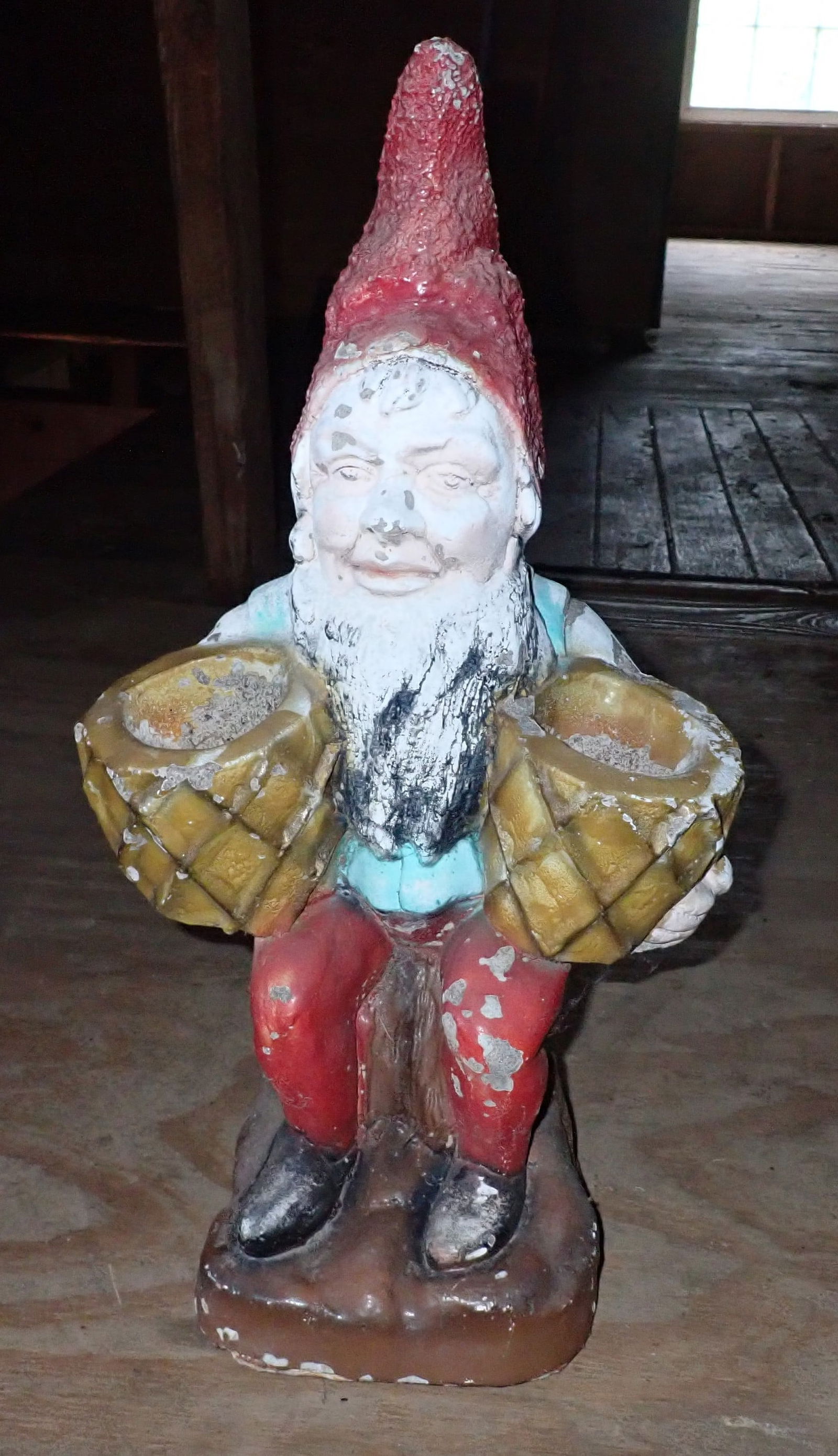 Concrete Garden Gnome (1 of 2)