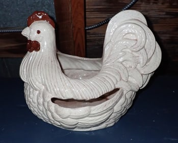 1984 Ceramic Chicken Planter