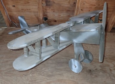 Wooden Childs Ride On Airplane