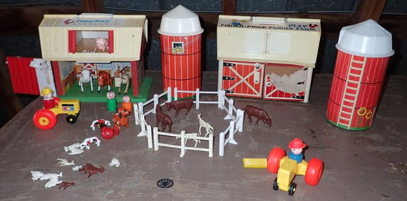 Fisher Price Barns Silos Little People