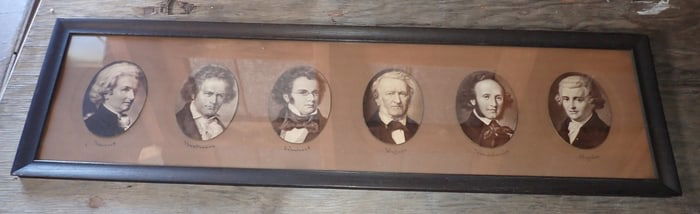 Photographs of Composers incl Mozart & Beethovan