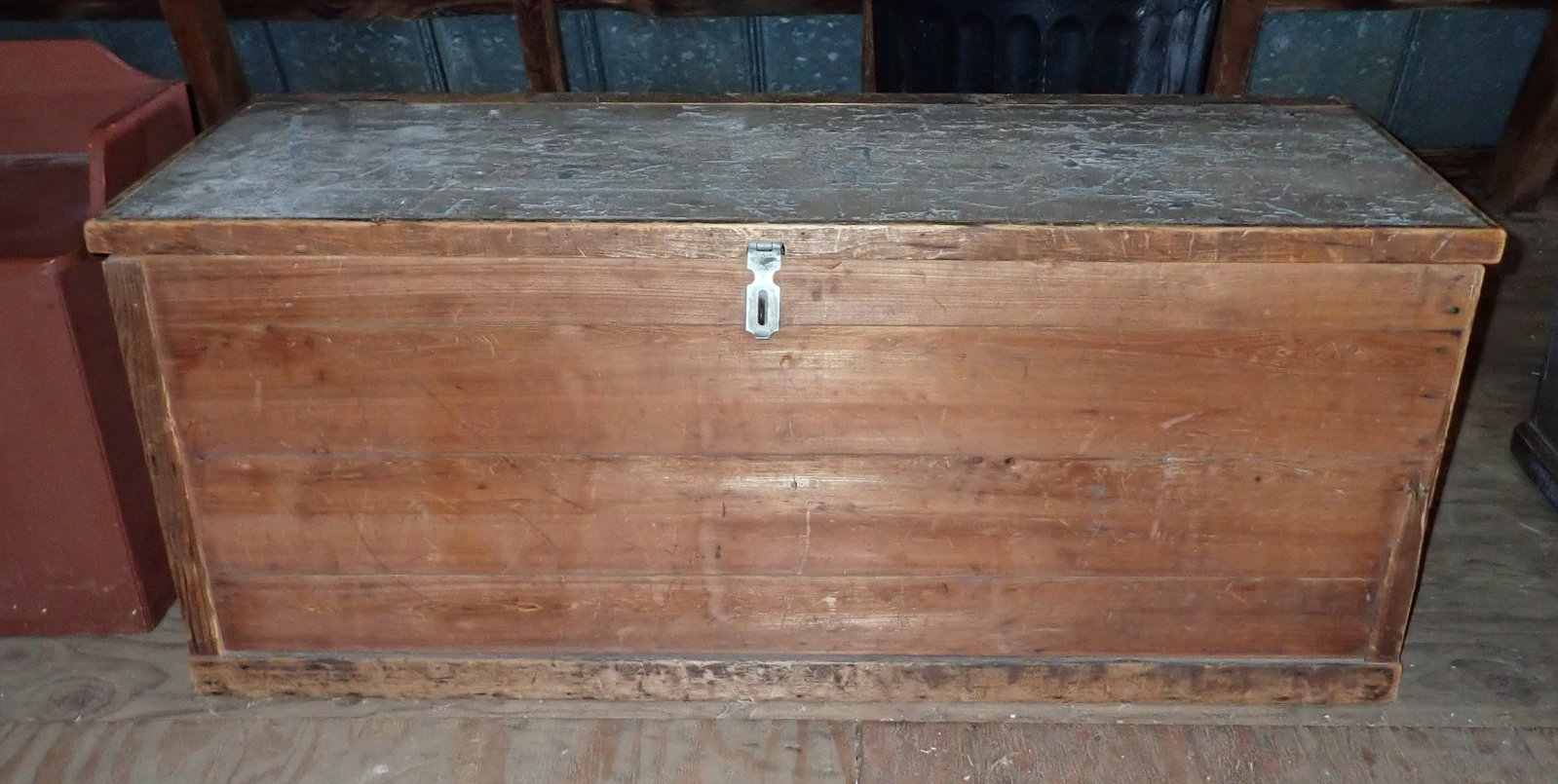 Blanket Chest: Approx 19" x 48 3/4" x 20" tall. No shipping ! Bring help to load