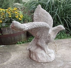 Large Concrete Eagle Garden Ornament