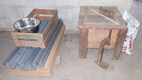 Shelf Parts Wood Box Bottle Corker