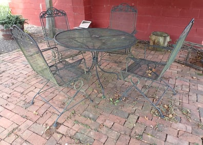 Iron Mesh Patio Set