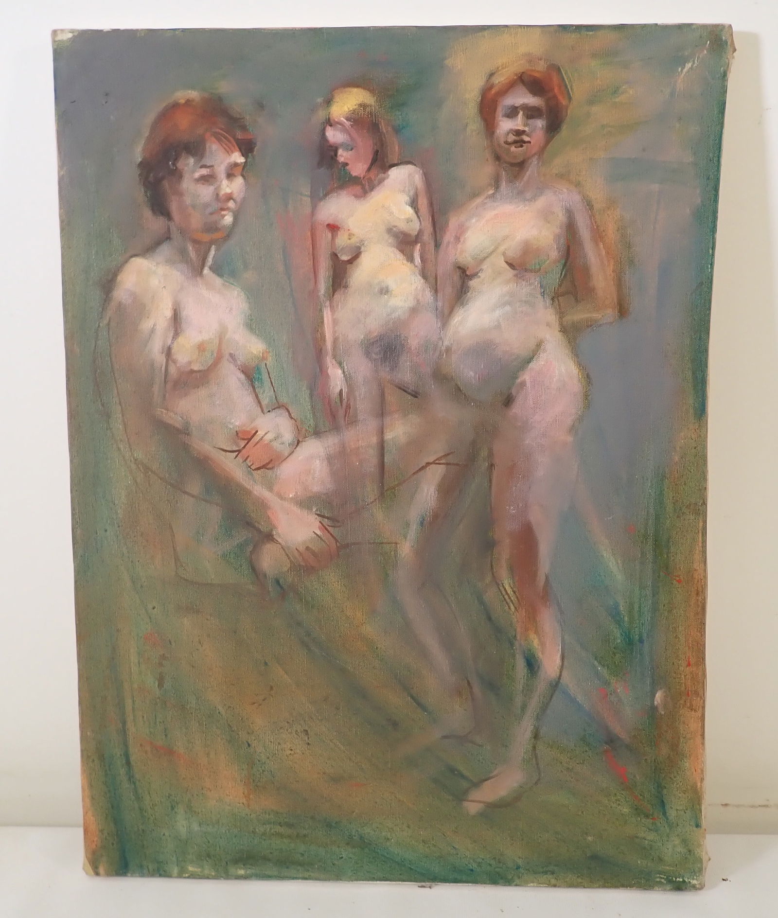 John Reilly Oil on Canvas Nudes (1 of 3)