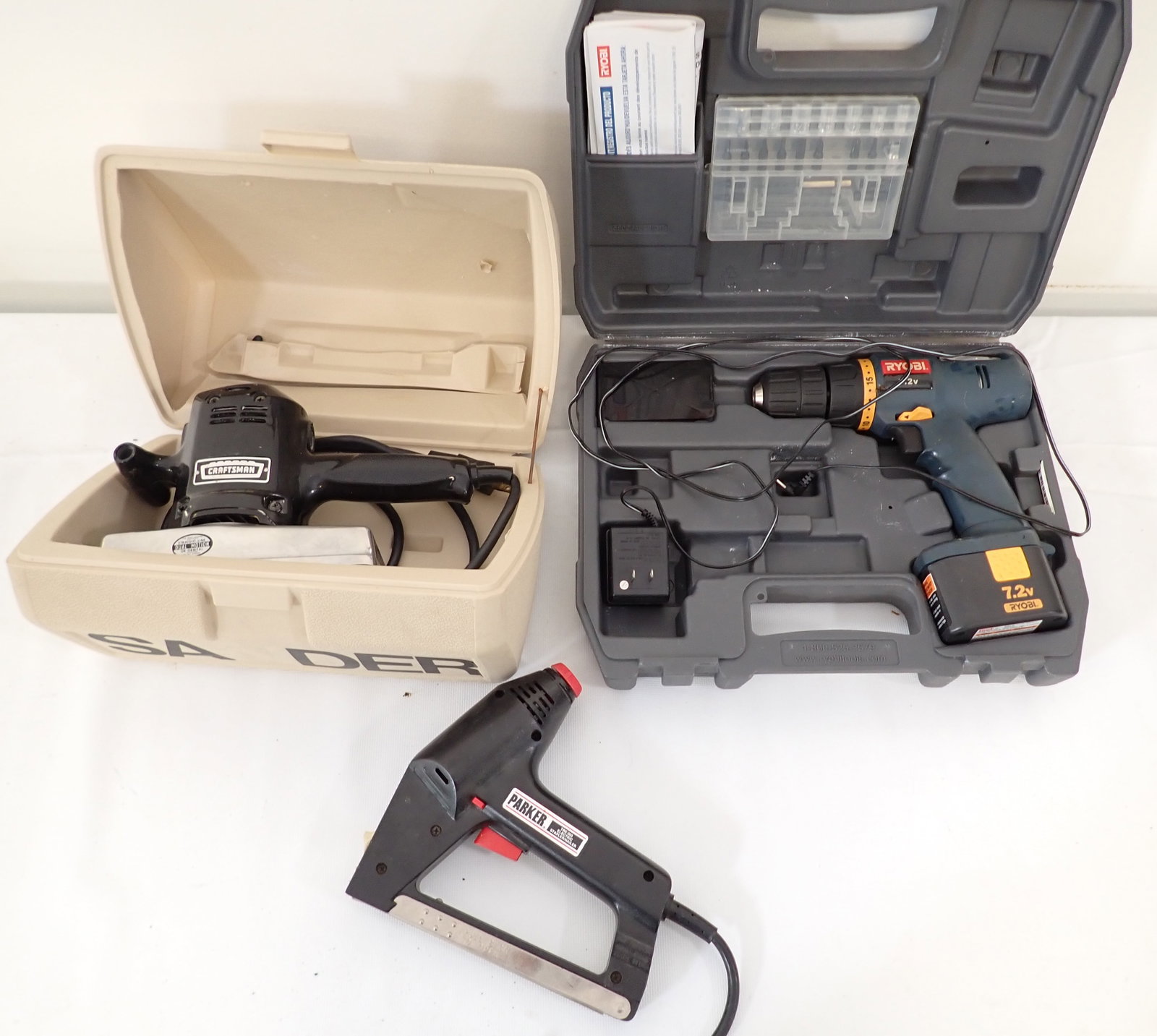 Ryobi Drill Parker Electric Stapler Craftsman Sander (1 of 4)