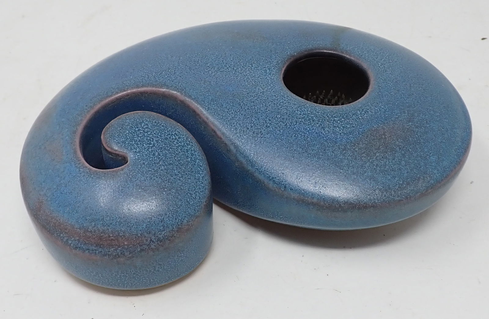 Signed Japanese Pottery Ikebana Gibby Flower Frog (1 of 5)