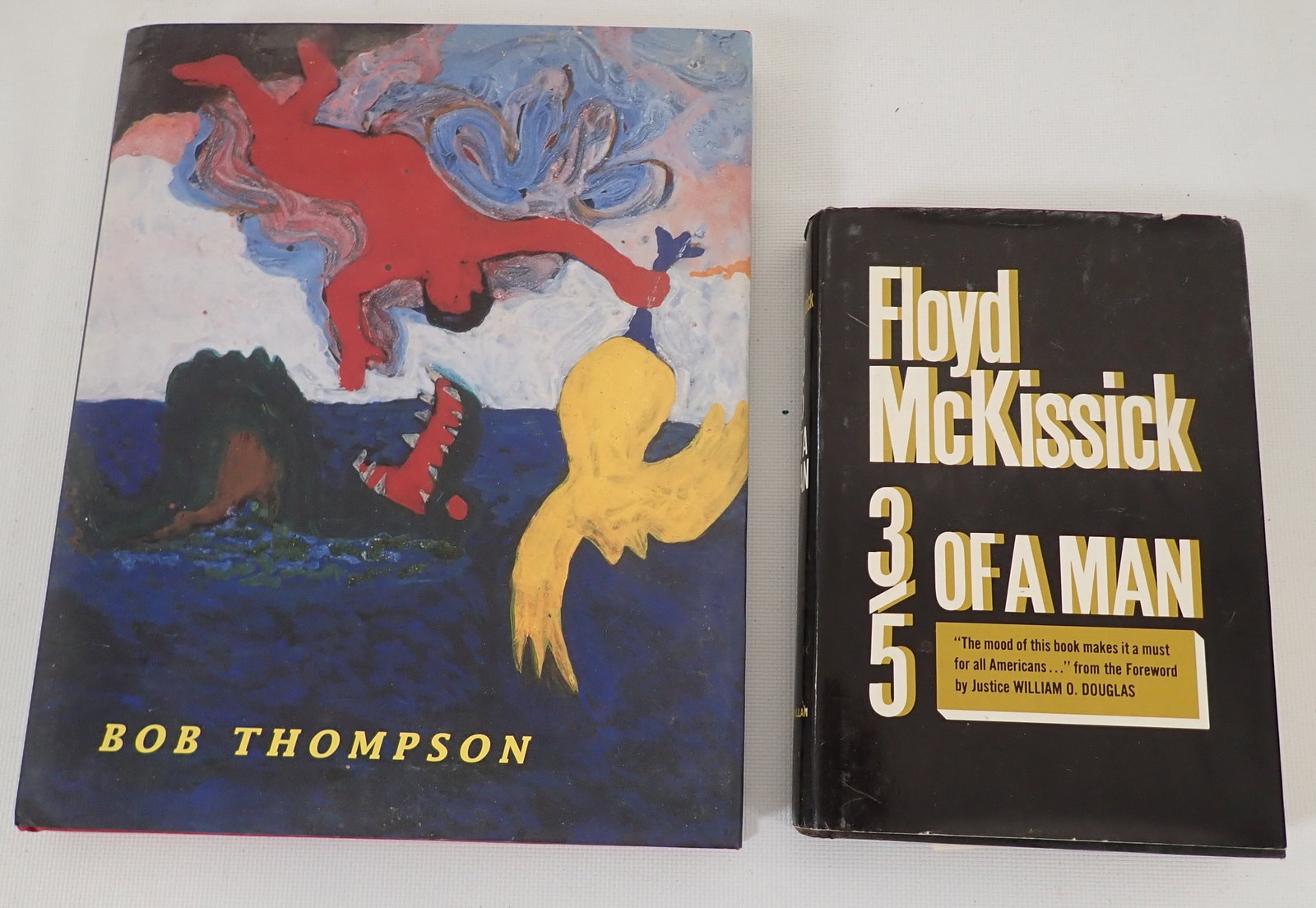 Floyd McKissick Signed & Bob Thompson Books (1 of 4)