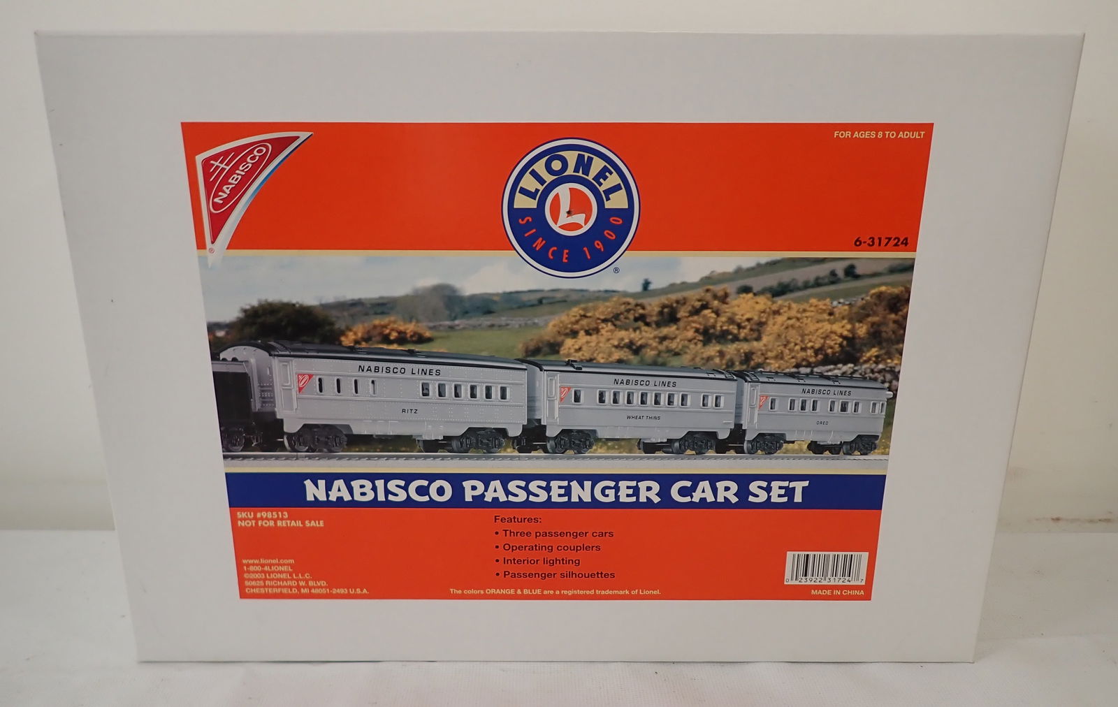 Lionel Nabisco Passenger Car Set 6-31724 (1 of 3)