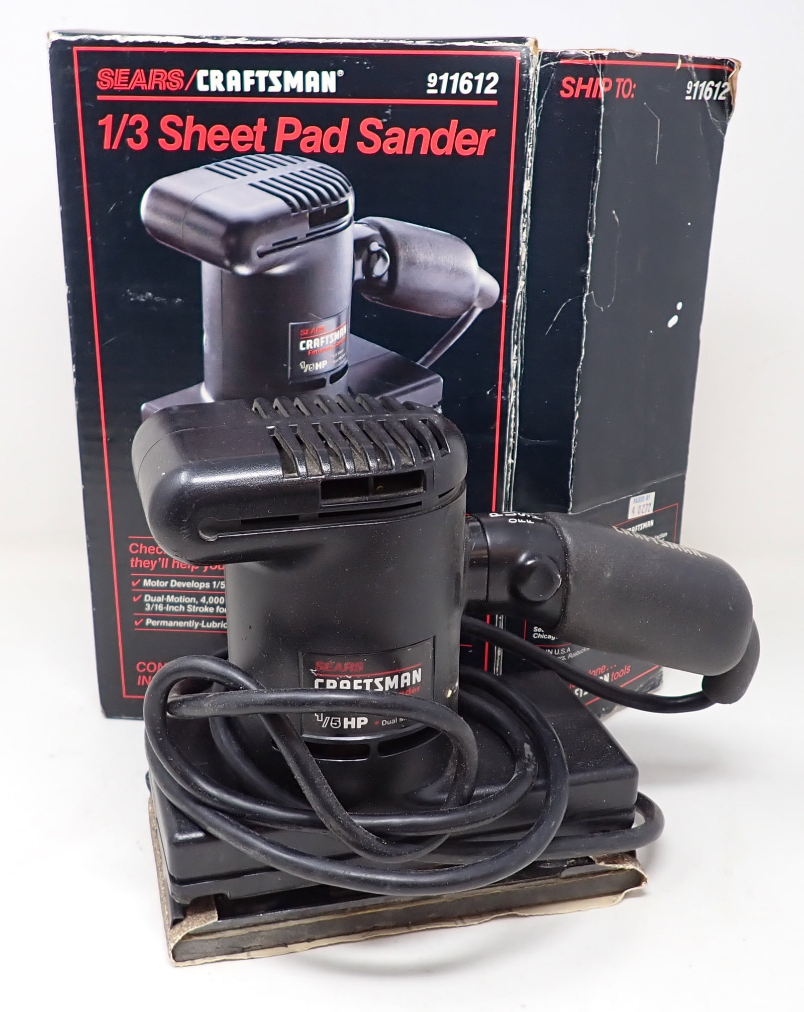 Craftsman 1/5hp 1/3 Sheet Pad Sander (1 of 3)
