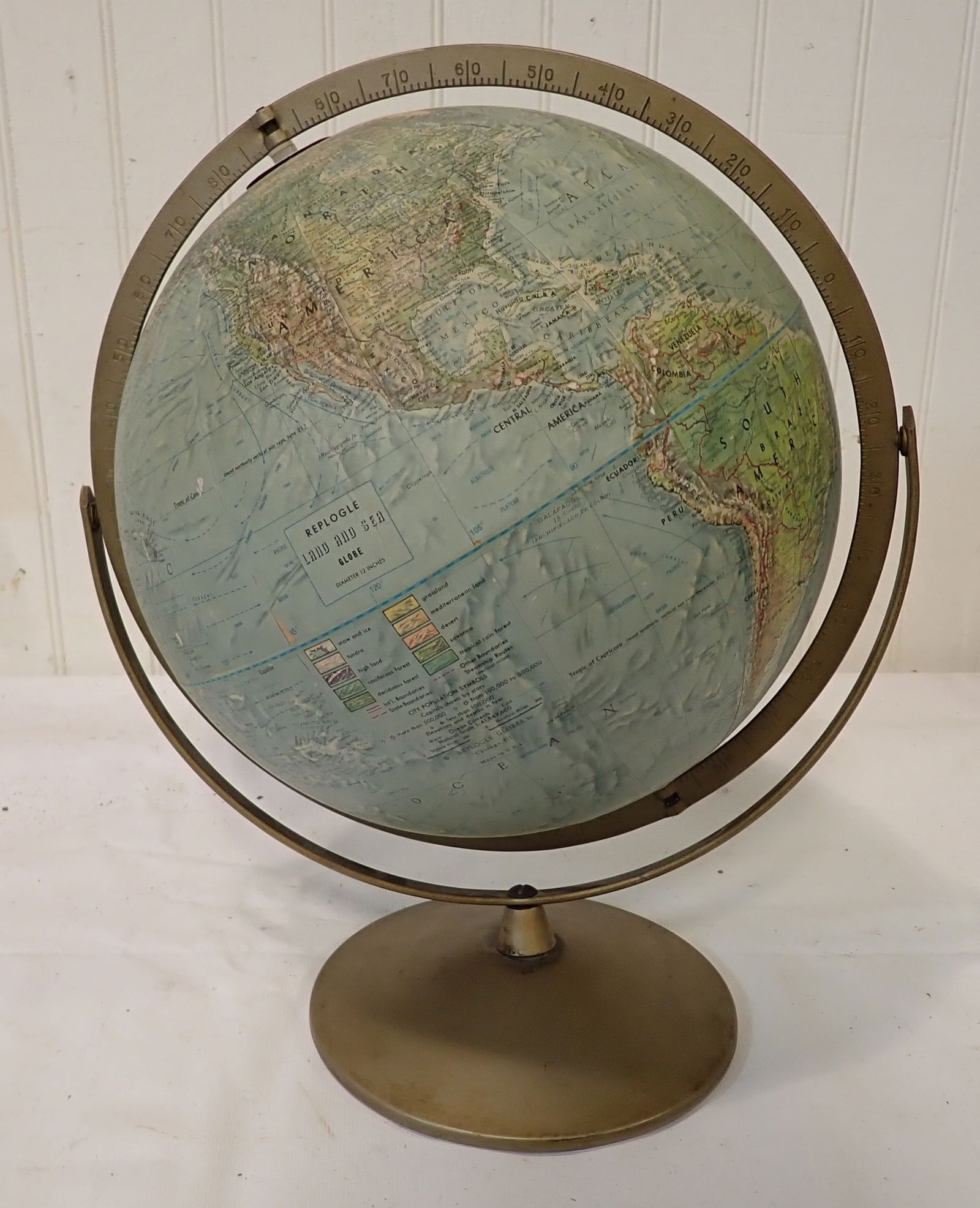 Replogle Land & Sea Globe 12" (1 of 4)