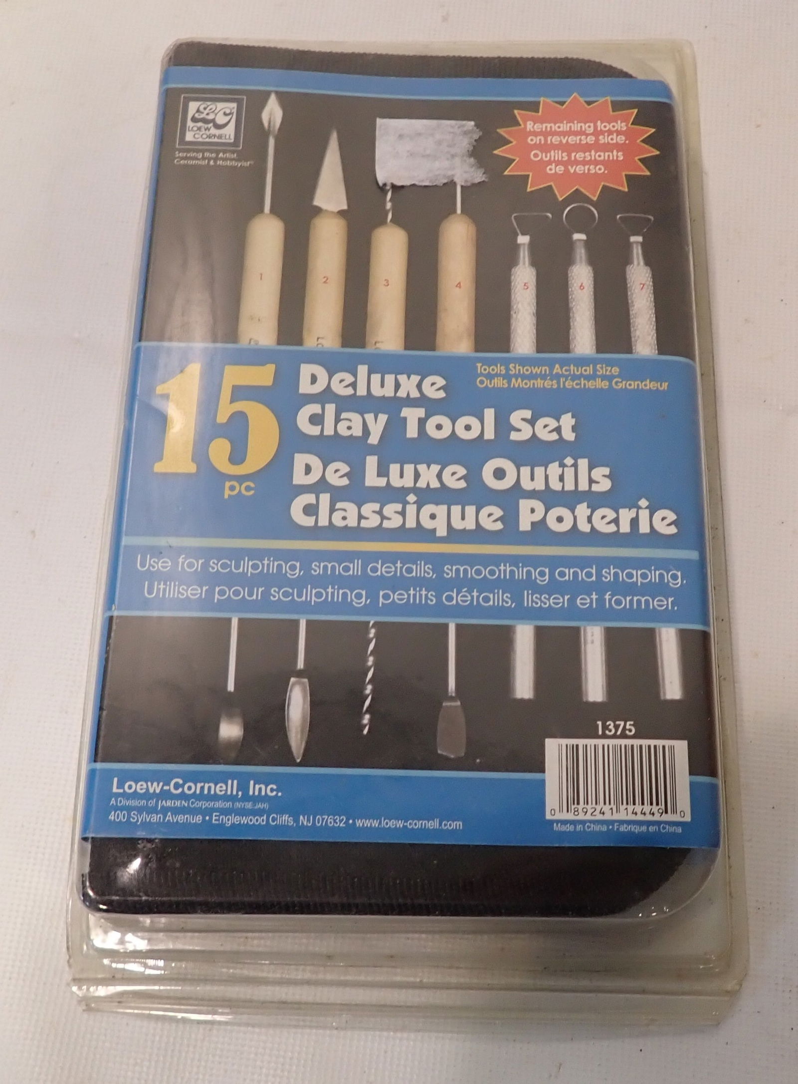15 pc Deluxe Clay Tool Set (1 of 2)