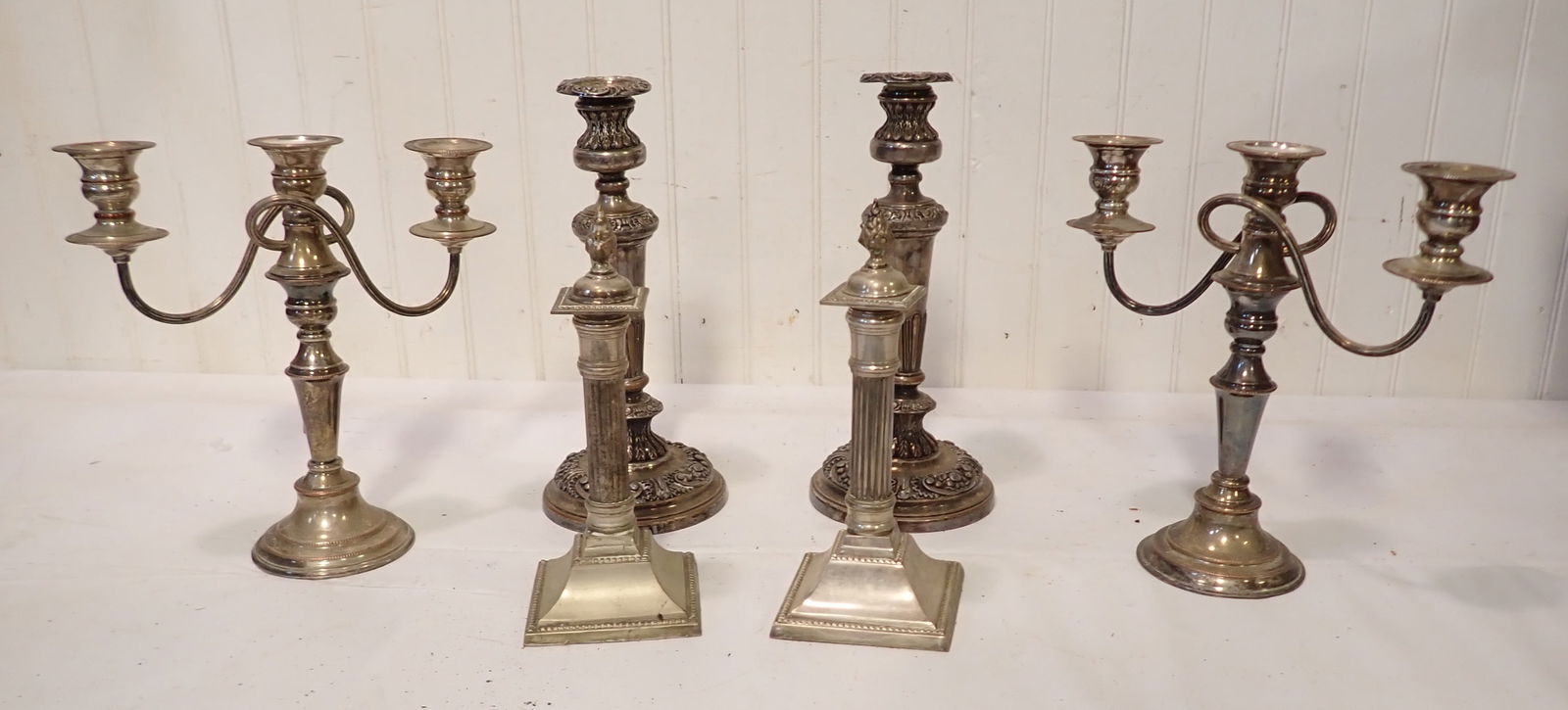 Candlesticks: No in house shipping ! Tallest are approx 12 3/8"